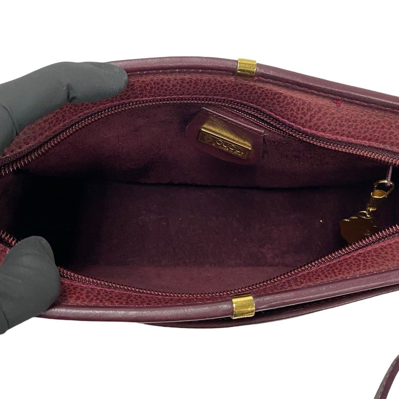 Gucci Gucci Shoulder Bag Red Leather Size ONE SIZE - 8 Thumbnail