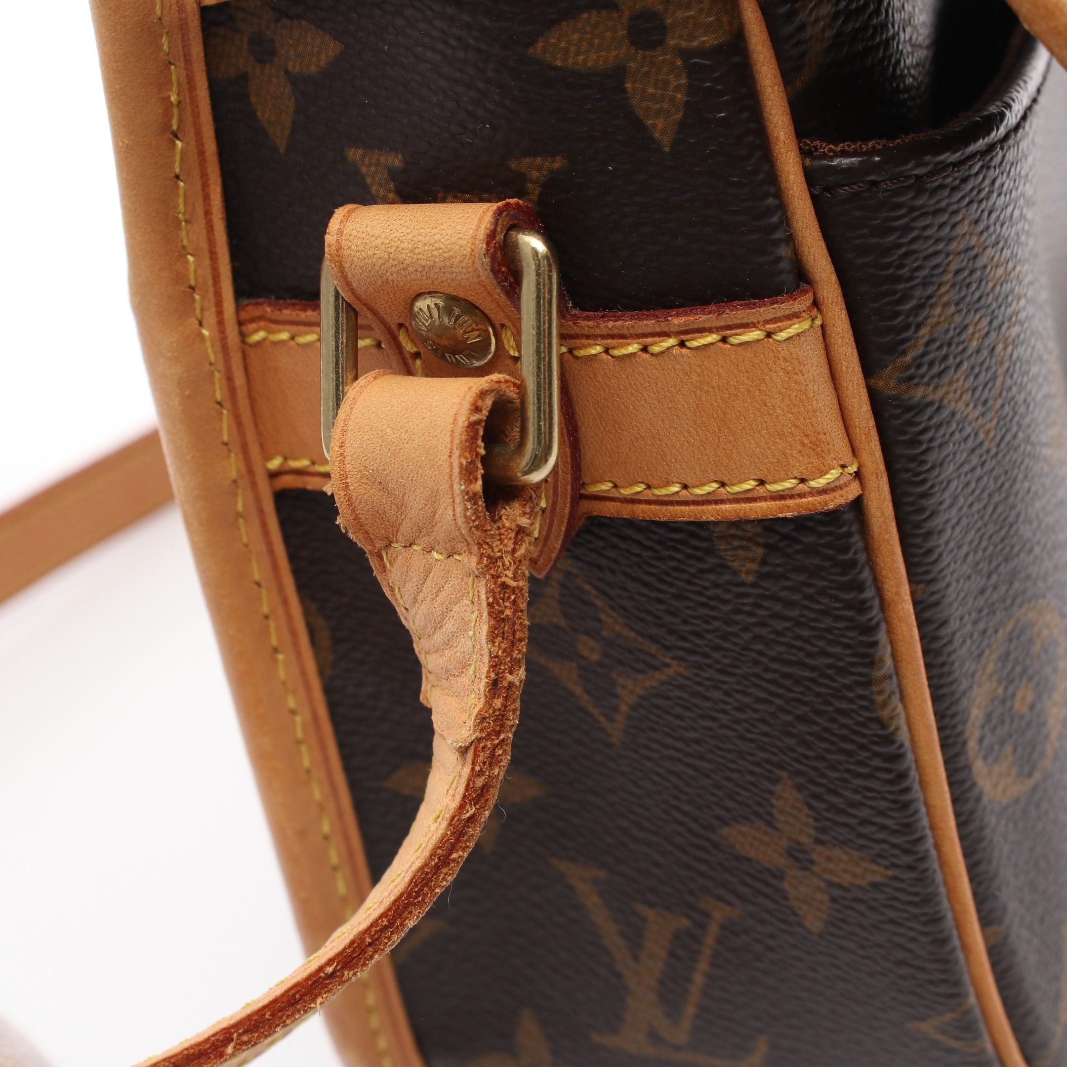 Louis Vuitton Louis Vuitton Sologne Monogram Shoulder Bag Leather Brown Size ONE SIZE - 11 Thumbnail