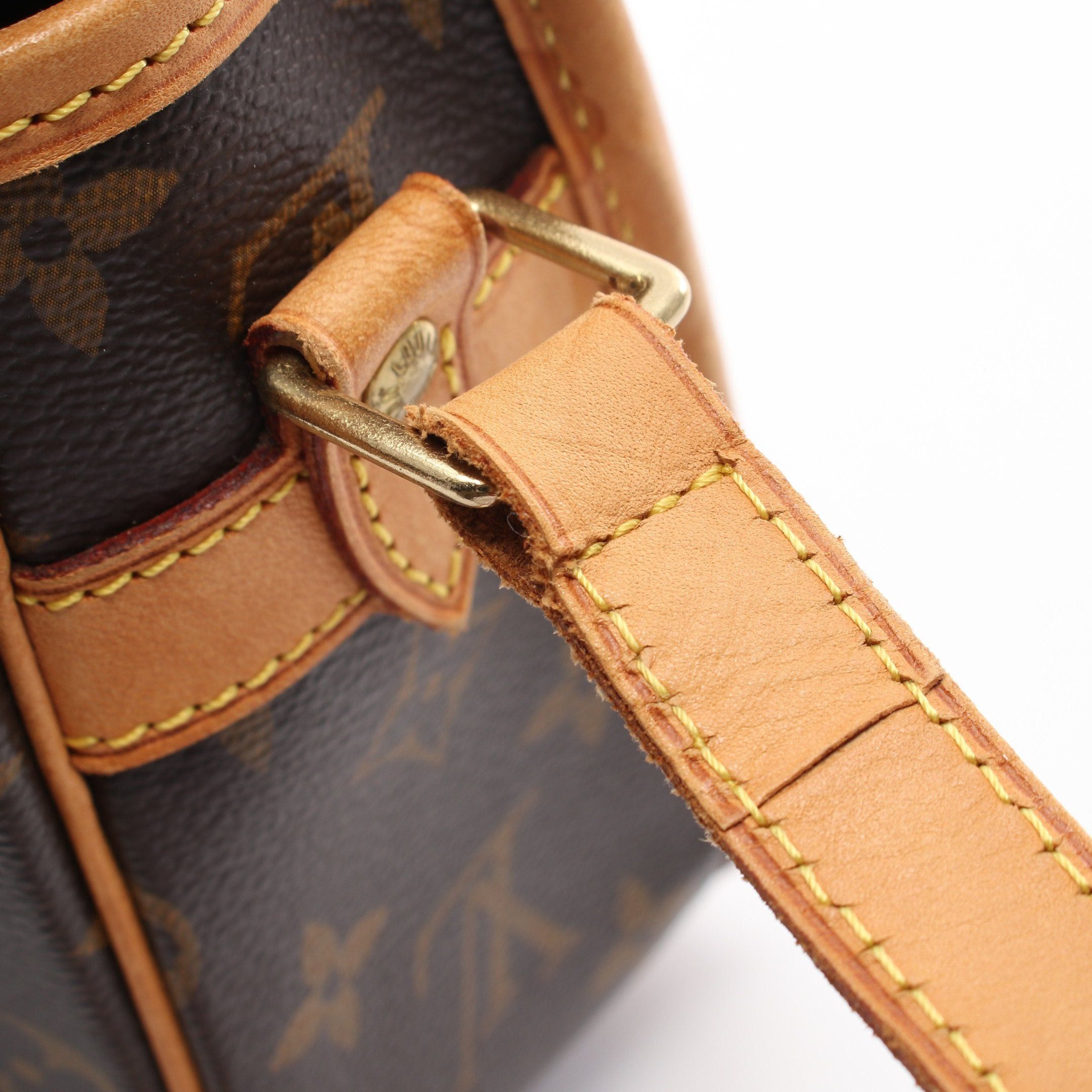 Louis Vuitton Louis Vuitton Sologne Monogram Shoulder Bag Leather Brown Size ONE SIZE - 12 Thumbnail