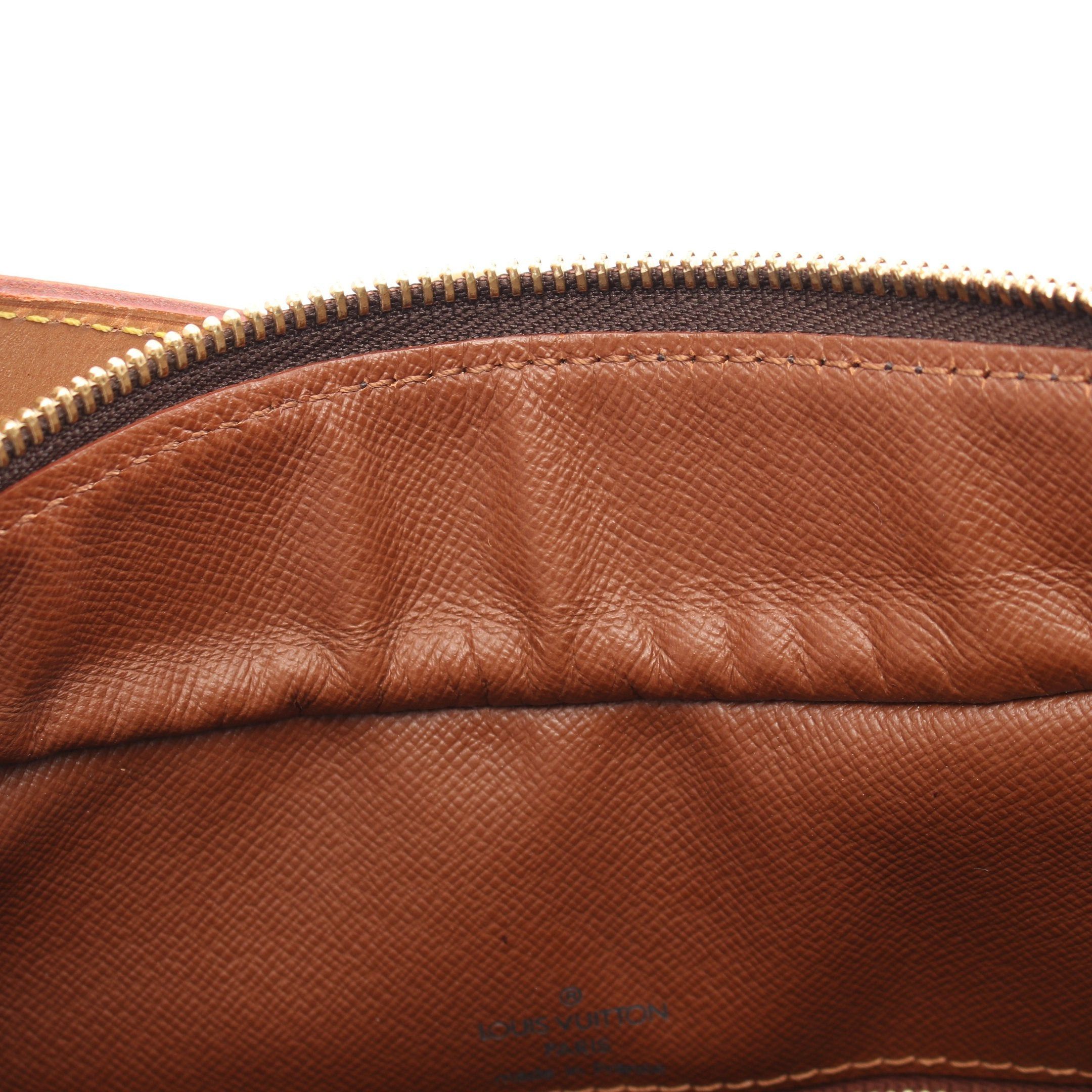 Louis Vuitton Boulogne Pm Monogram Shoulder Bag Leather Brown