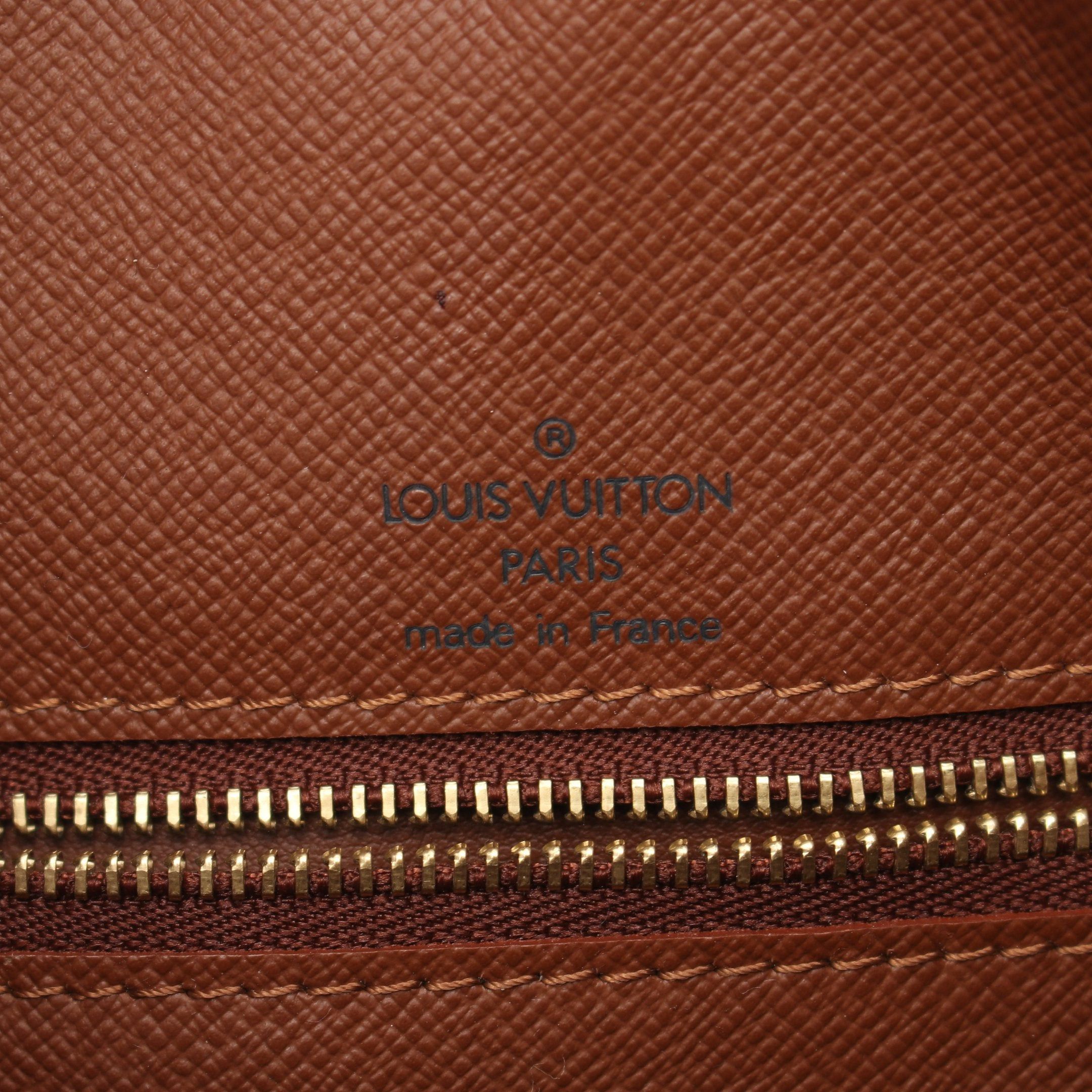 Louis Vuitton Boulogne Pm Monogram Shoulder Bag Leather Brown