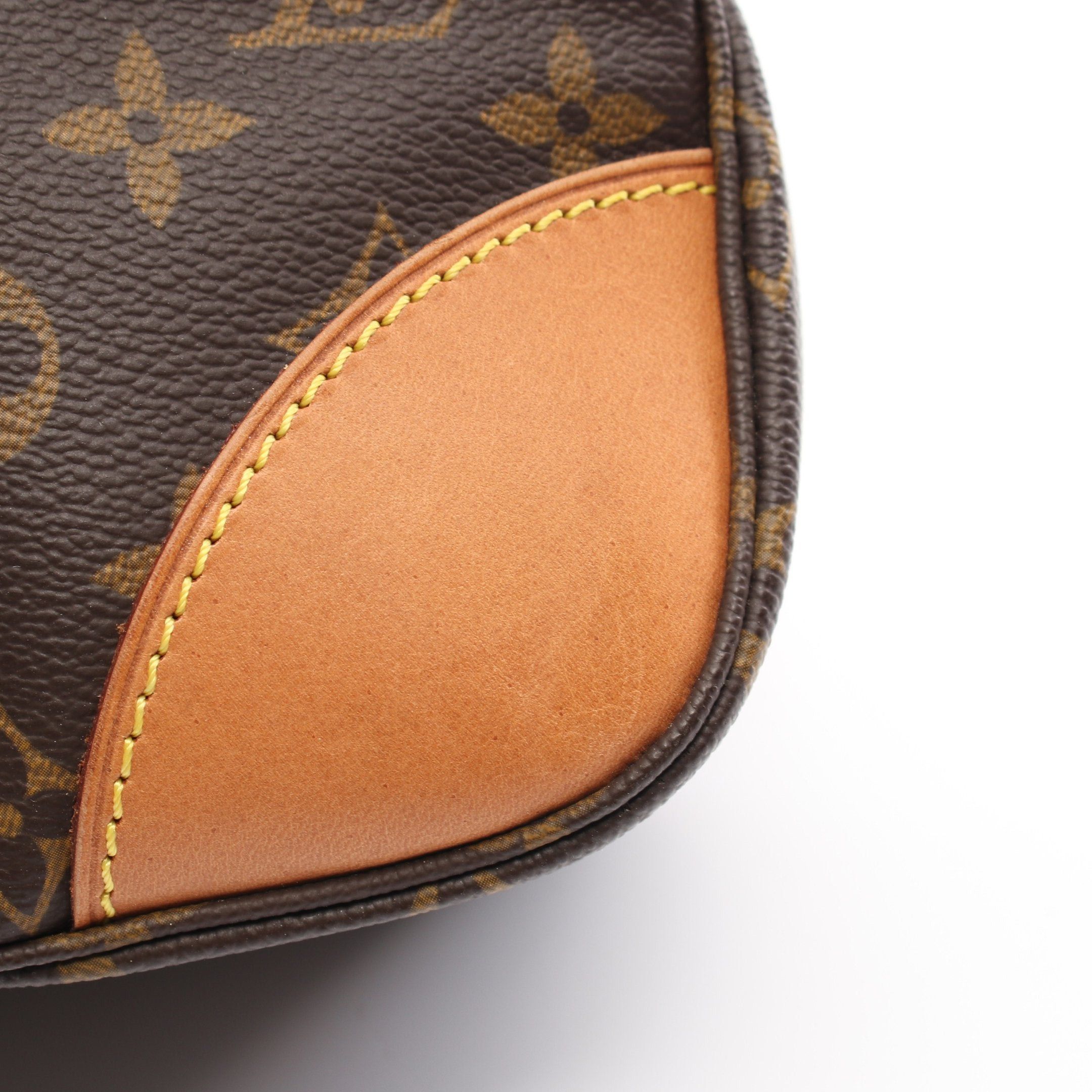 Louis Vuitton Boulogne Pm Monogram Shoulder Bag Leather Brown