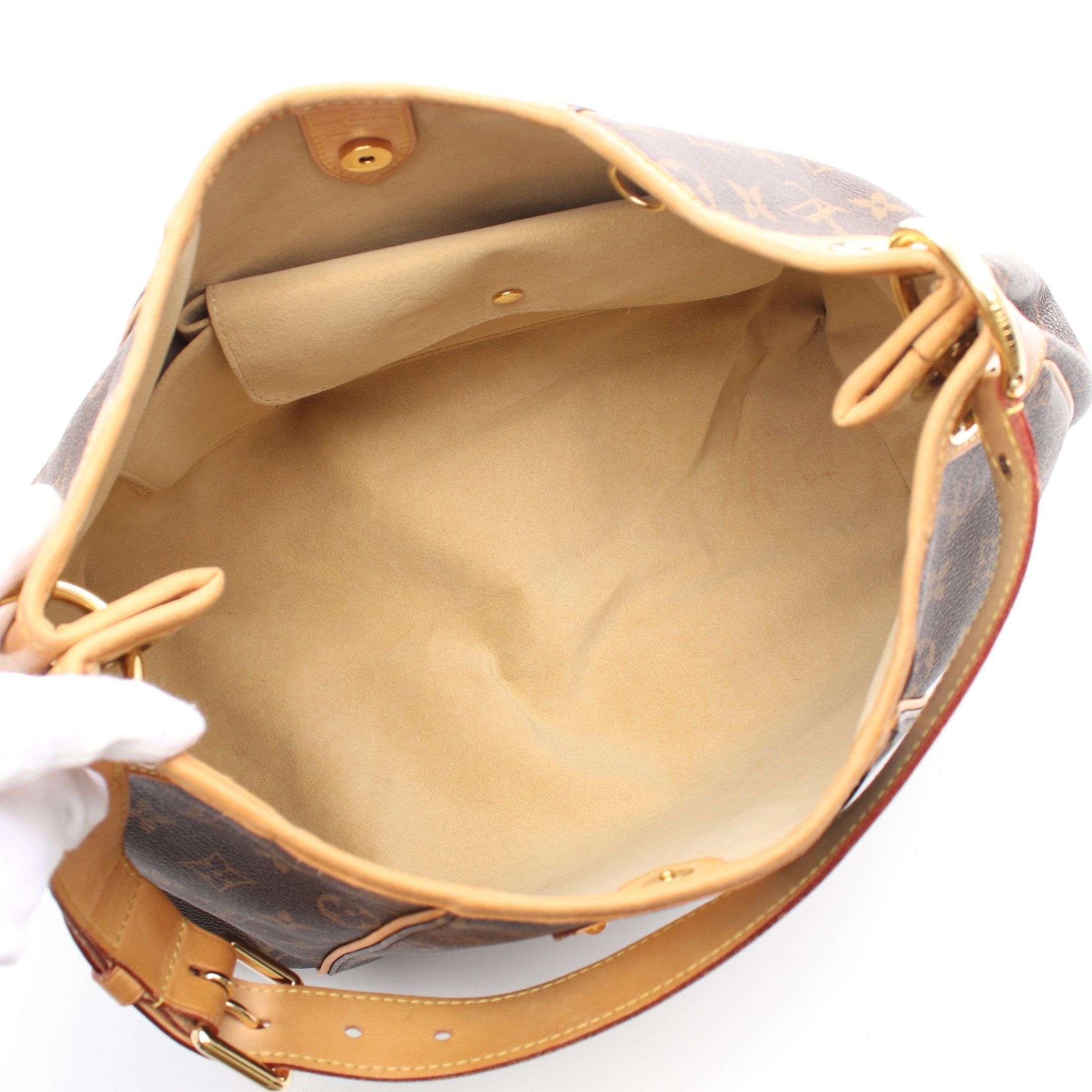 Louis Vuitton Louis Vuitton Galliera Pm Monogram One Shoulder Bag Leather Brown Size ONE SIZE - 3 Thumbnail
