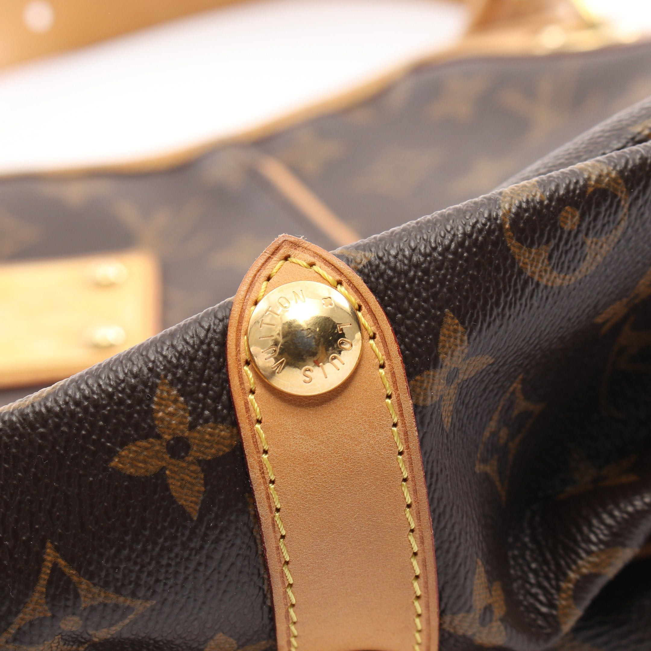 Louis Vuitton Louis Vuitton Galliera Pm Monogram One Shoulder Bag Leather Brown Size ONE SIZE - 12 Thumbnail