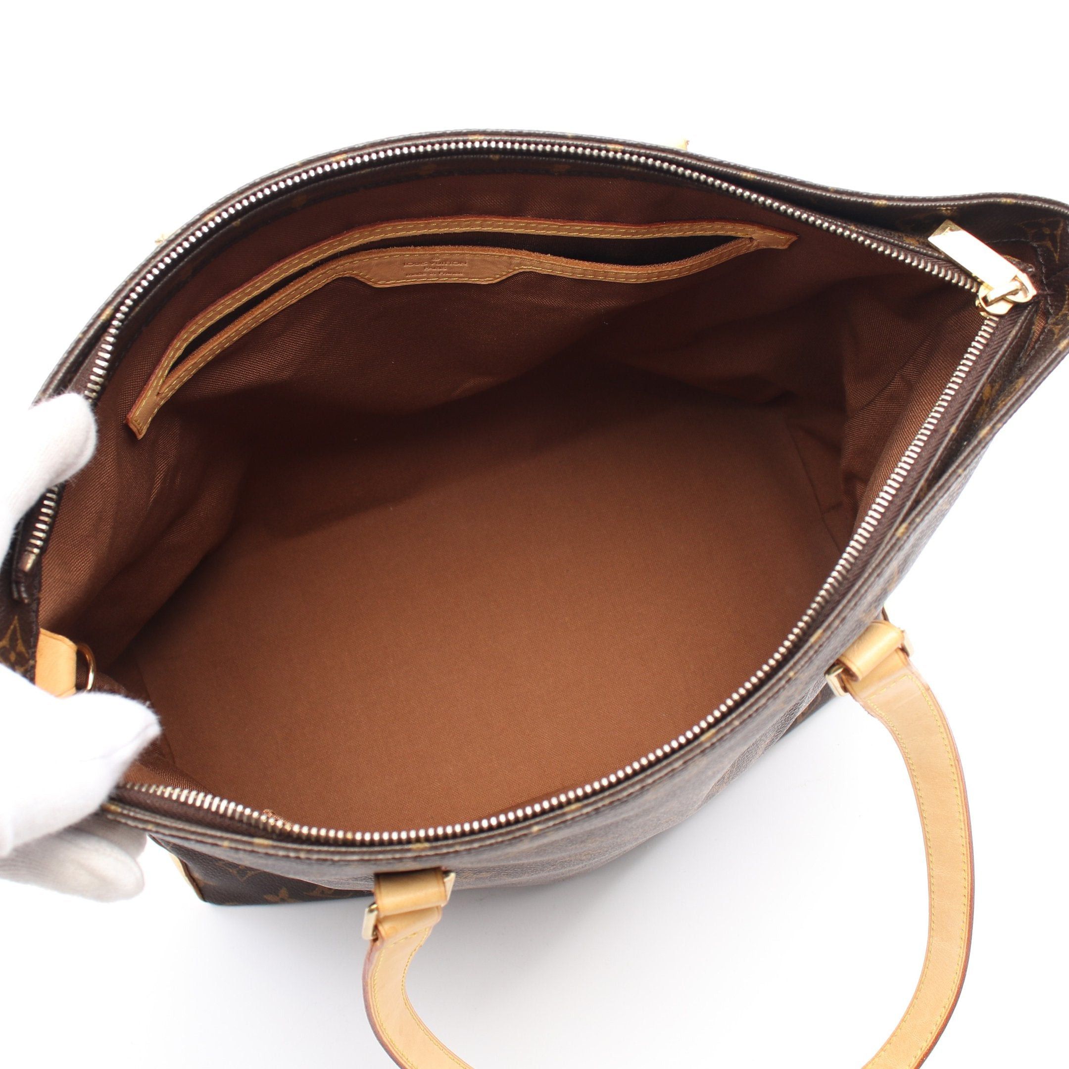 Louis Vuitton Louis Vuitton Kabamezo Monogram Shoulder Bag Tote Leather Brown Size ONE SIZE - 3 Thumbnail