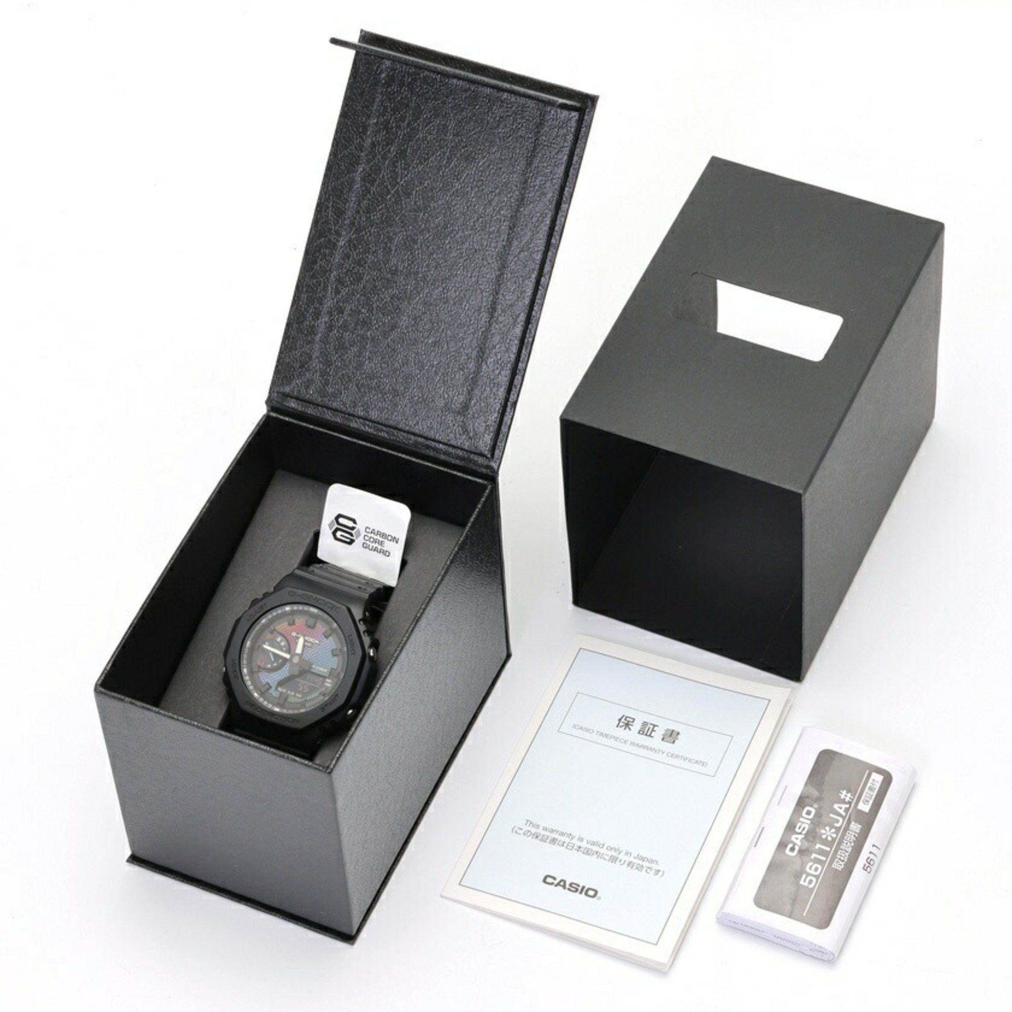 Casio CASIO G-SHOCK Rainbow Brick Wall Series GA-2100RW-1AJF Quartz Watch Black B-157302 Size ONE SIZE - 8 Thumbnail