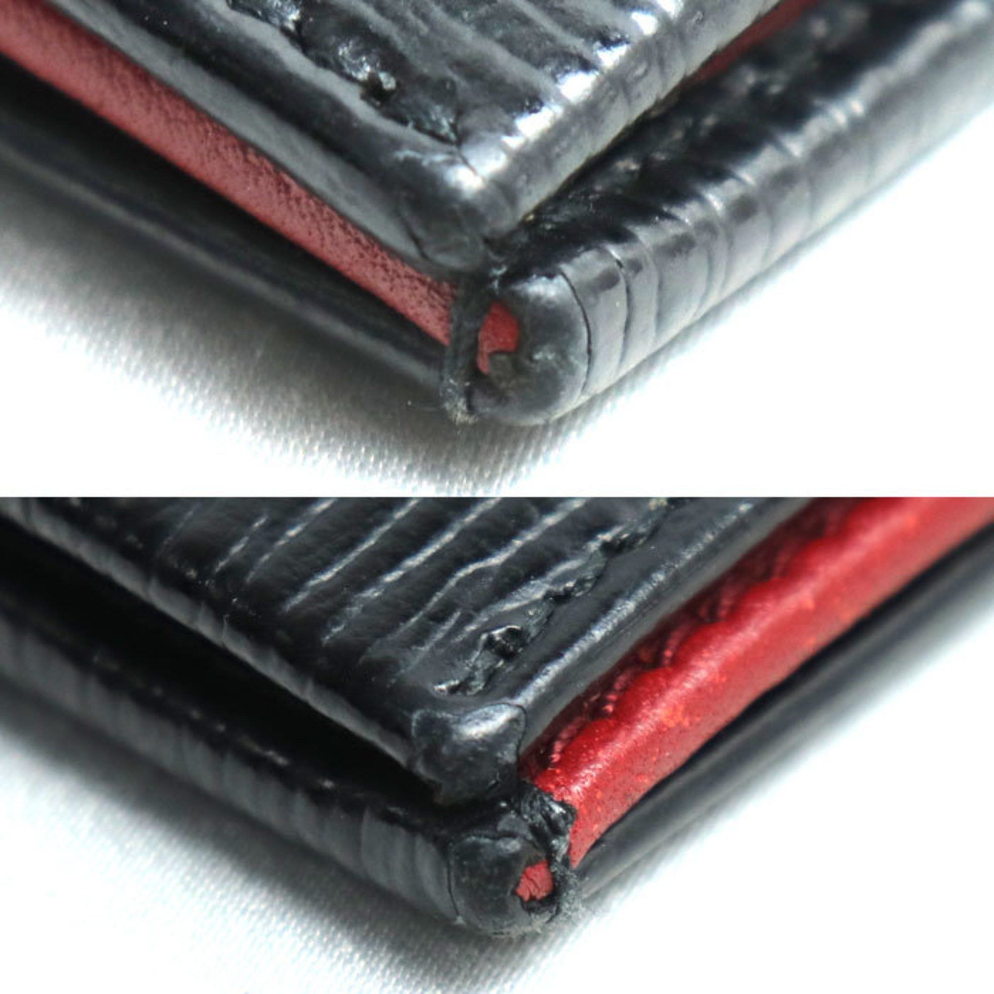 Salvatore Ferragamo Salvatore Ferragamo Gancini Long Wallet NERO/RED 66A069 686018 Men's Size ONE SIZE - 7 Thumbnail