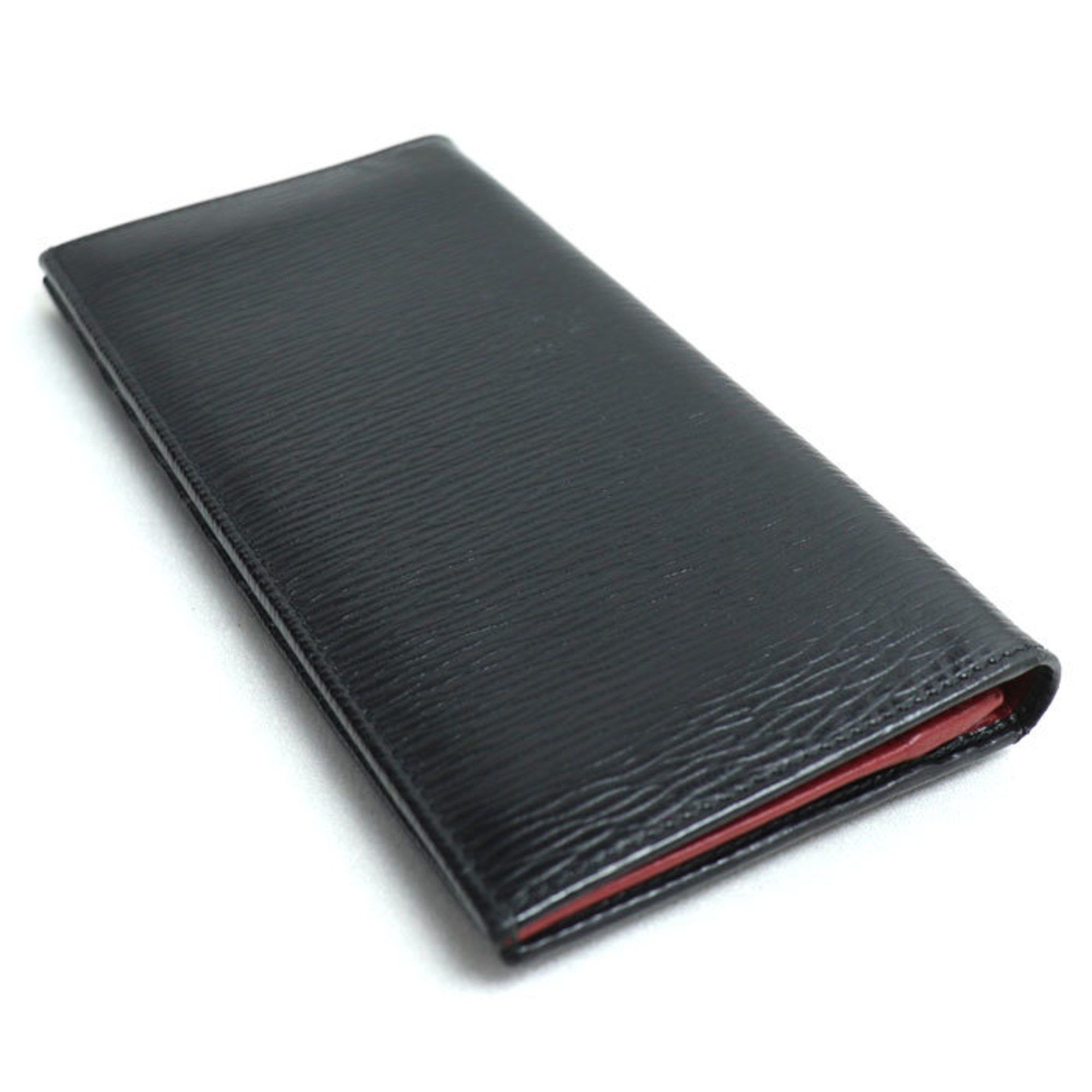 Salvatore Ferragamo Salvatore Ferragamo Gancini Long Wallet NERO/RED 66A069 686018 Men's Size ONE SIZE - 2 Thumbnail