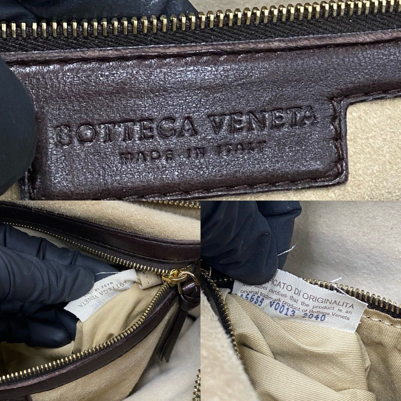 Bottega Veneta Bottega Veneta Handbag Brown Leather Size ONE SIZE - 3 Thumbnail