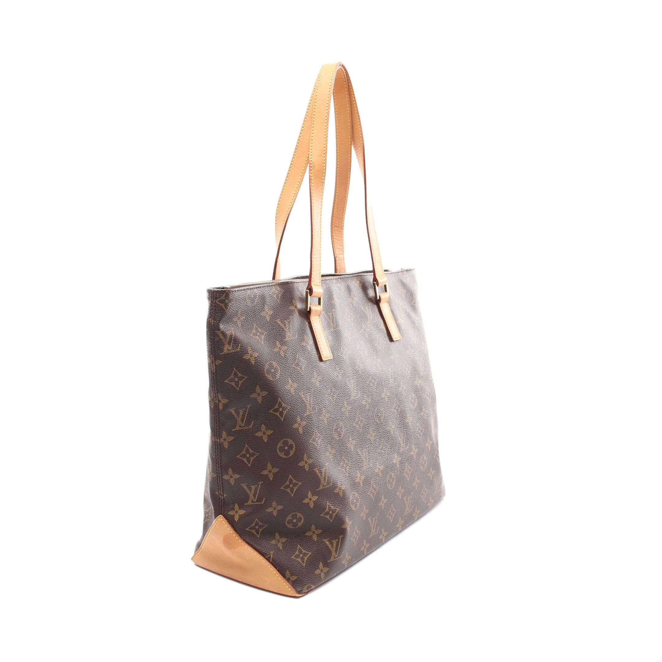 Louis Vuitton Kabamezo Monogram Shoulder Bag Tote Leather Brown