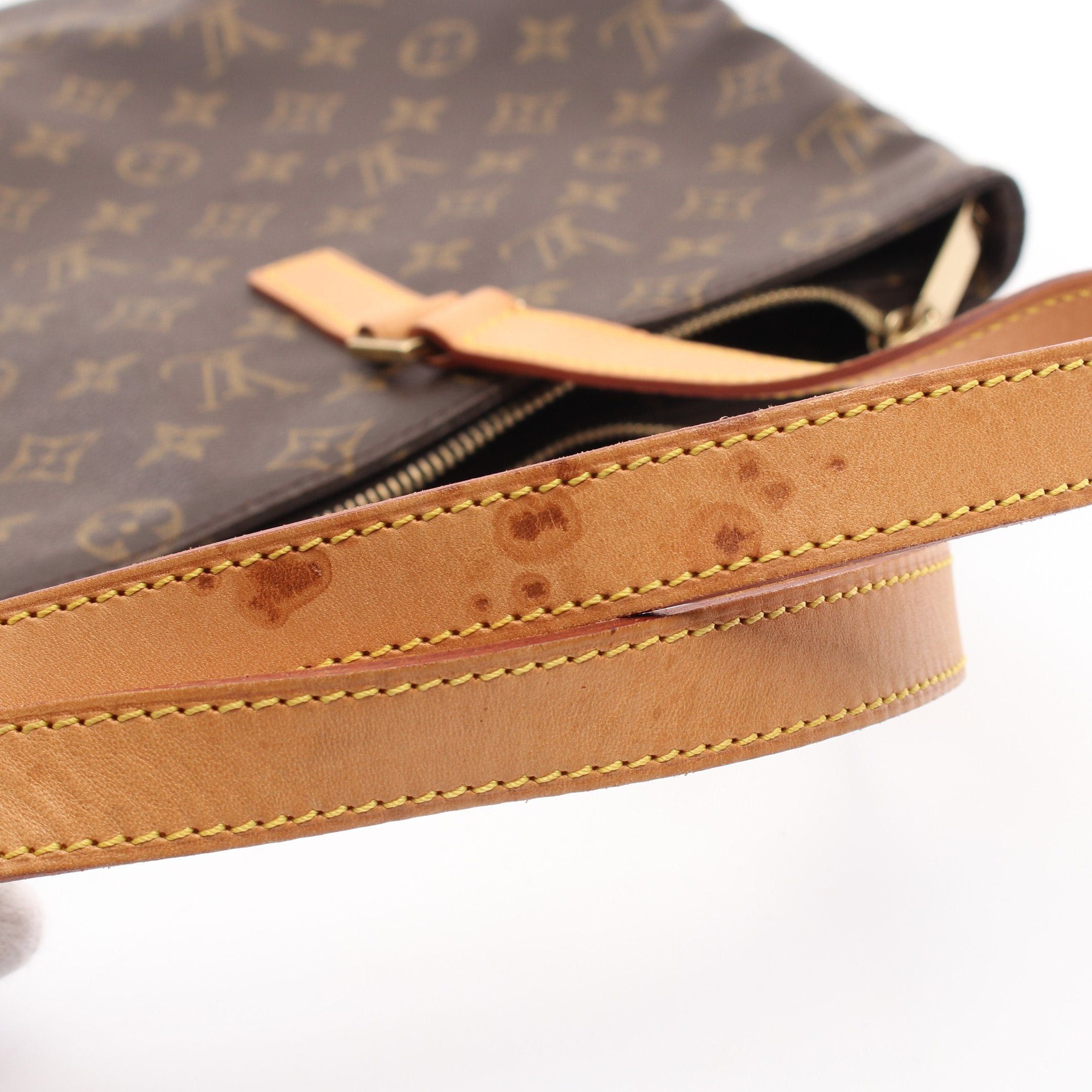 Louis Vuitton Kabamezo Monogram Shoulder Bag Tote Leather Brown