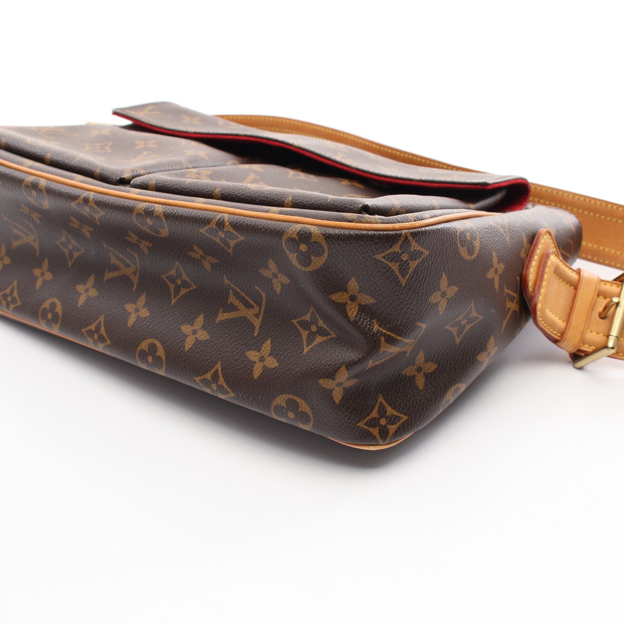 Louis Vuitton Louis Vuitton Vivacite Gm Monogram Shoulder Bag Leather Brown Size ONE SIZE - 7 Thumbnail