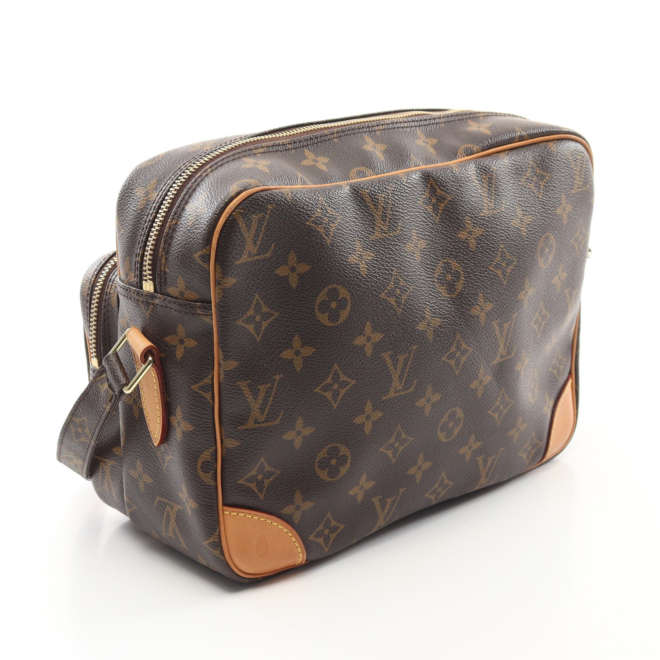 Louis Vuitton Louis Vuitton Nil Monogram Shoulder Bag Leather Brown Size ONE SIZE - 2 Thumbnail