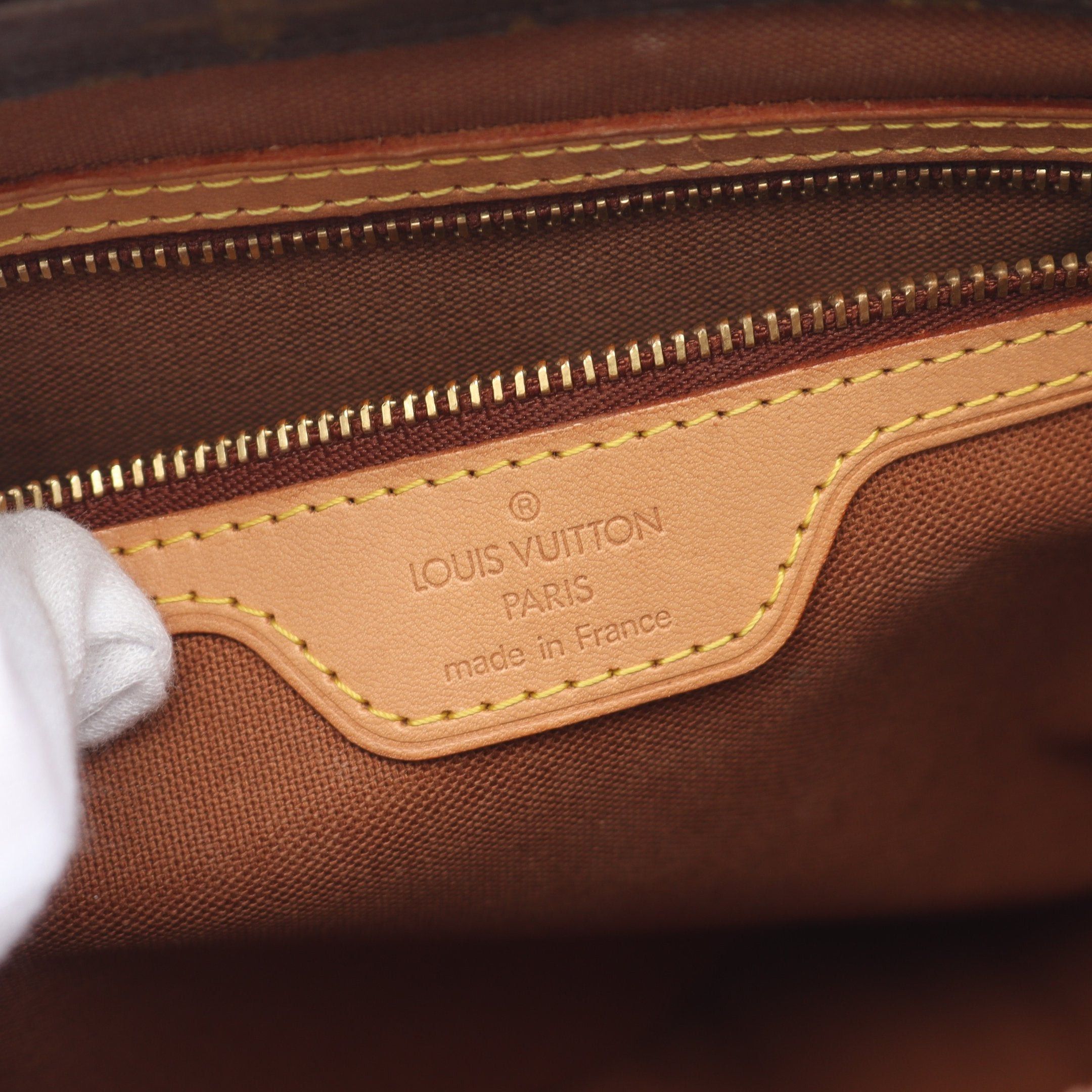 Louis Vuitton Louis Vuitton Cabas Piano Monogram Shoulder Bag Leather Brown Size ONE SIZE - 4 Thumbnail