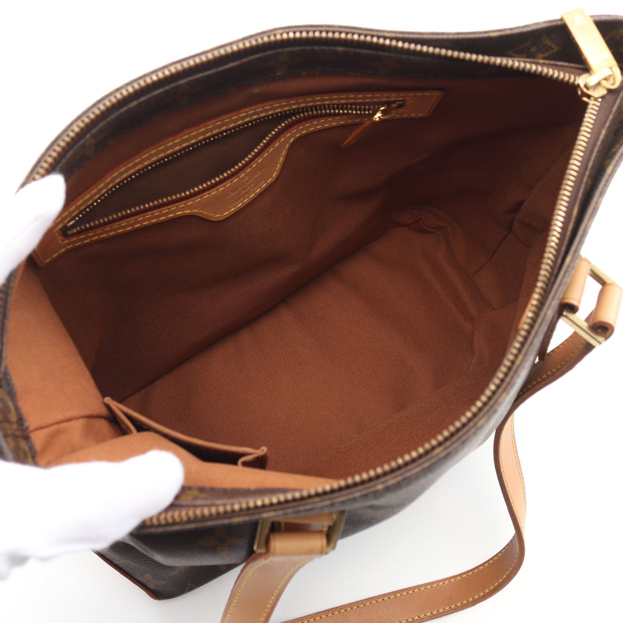 Louis Vuitton Louis Vuitton Cabas Piano Monogram Shoulder Bag Leather Brown Size ONE SIZE - 3 Thumbnail