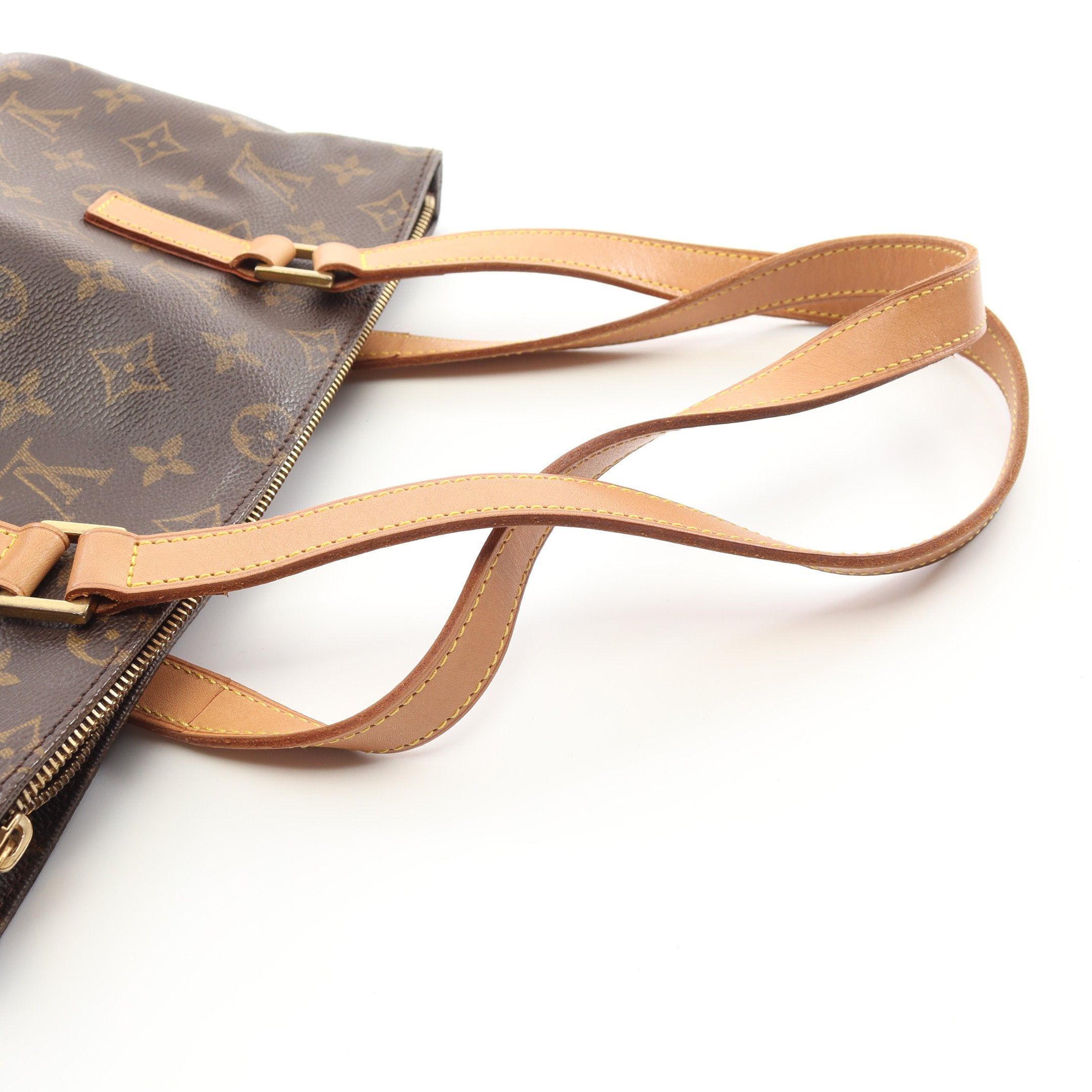 Louis Vuitton Louis Vuitton Cabas Piano Monogram Shoulder Bag Leather Brown Size ONE SIZE - 6 Thumbnail