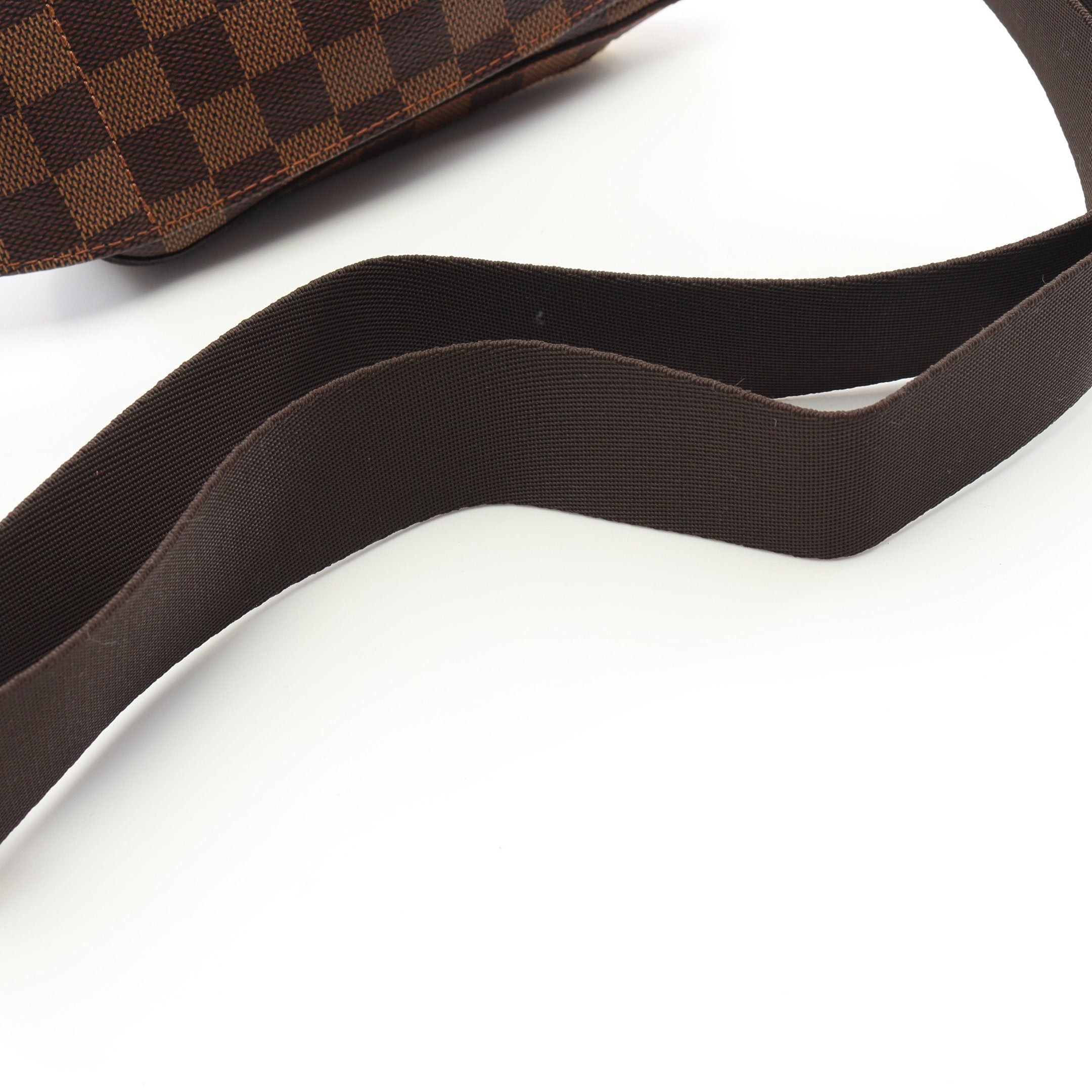 Louis Vuitton Louis Vuitton Geronimos Damier Ebene Body Bag Brown Size ONE SIZE - 6 Thumbnail