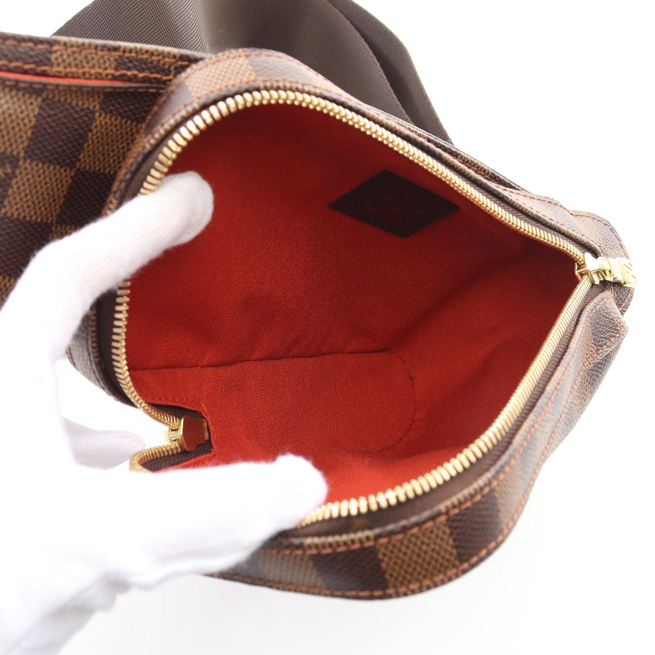 Louis Vuitton Louis Vuitton Geronimos Damier Ebene Body Bag Brown Size ONE SIZE - 3 Thumbnail