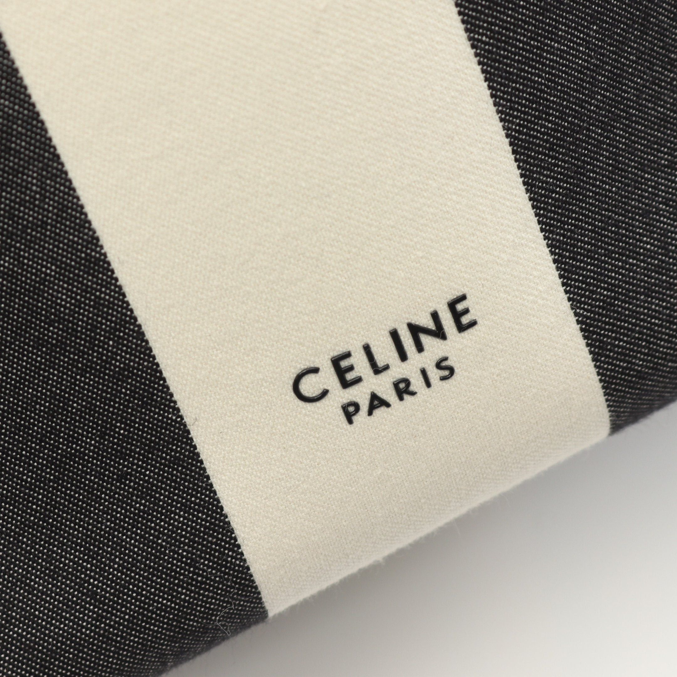 Celine Celine Sangle Bucket Small Shoulder Bag Canvas Black Off White Size ONE SIZE - 4 Thumbnail