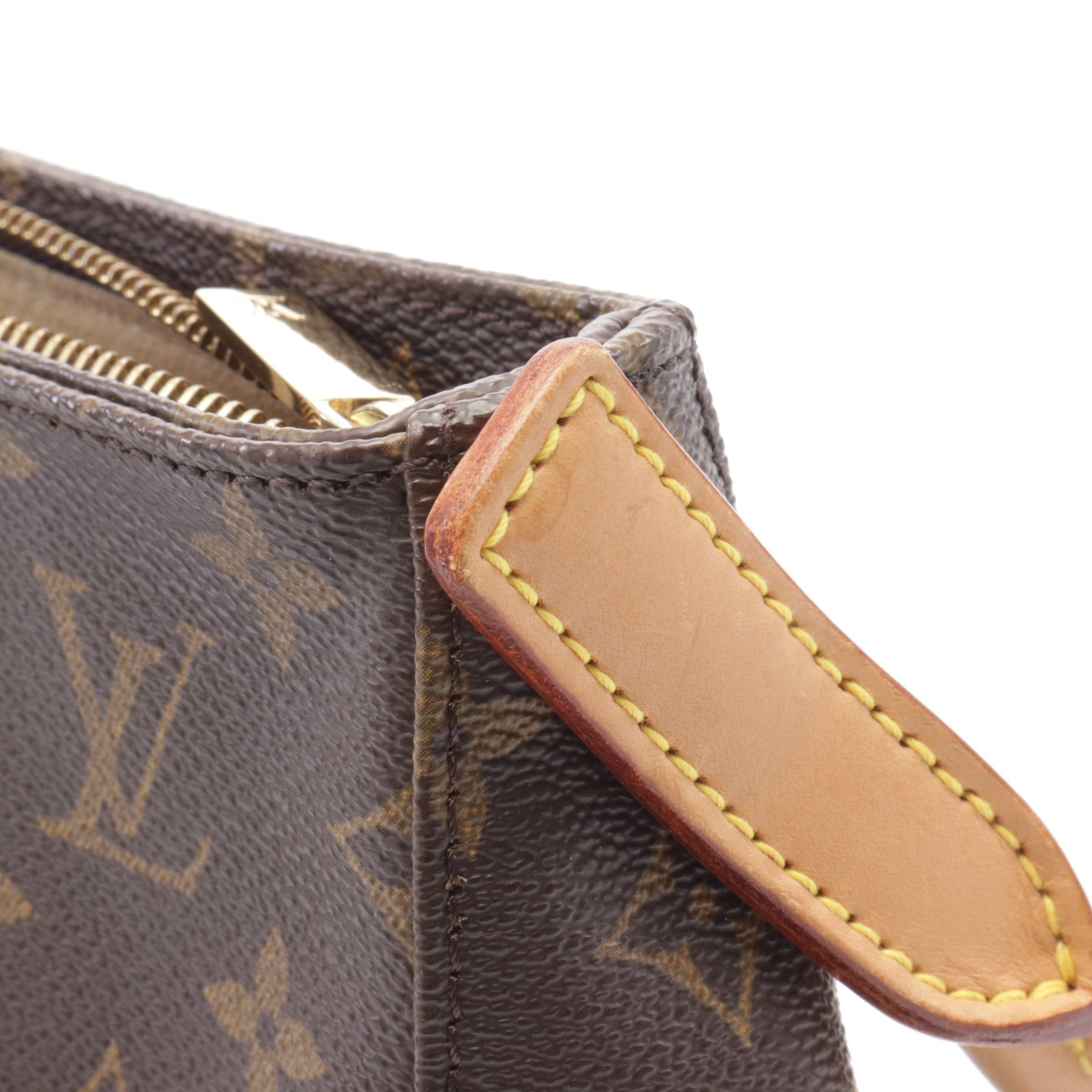 Louis Vuitton Louis Vuitton Looping Mm Monogram Shoulder Bag Leather Brown Size ONE SIZE - 7 Thumbnail