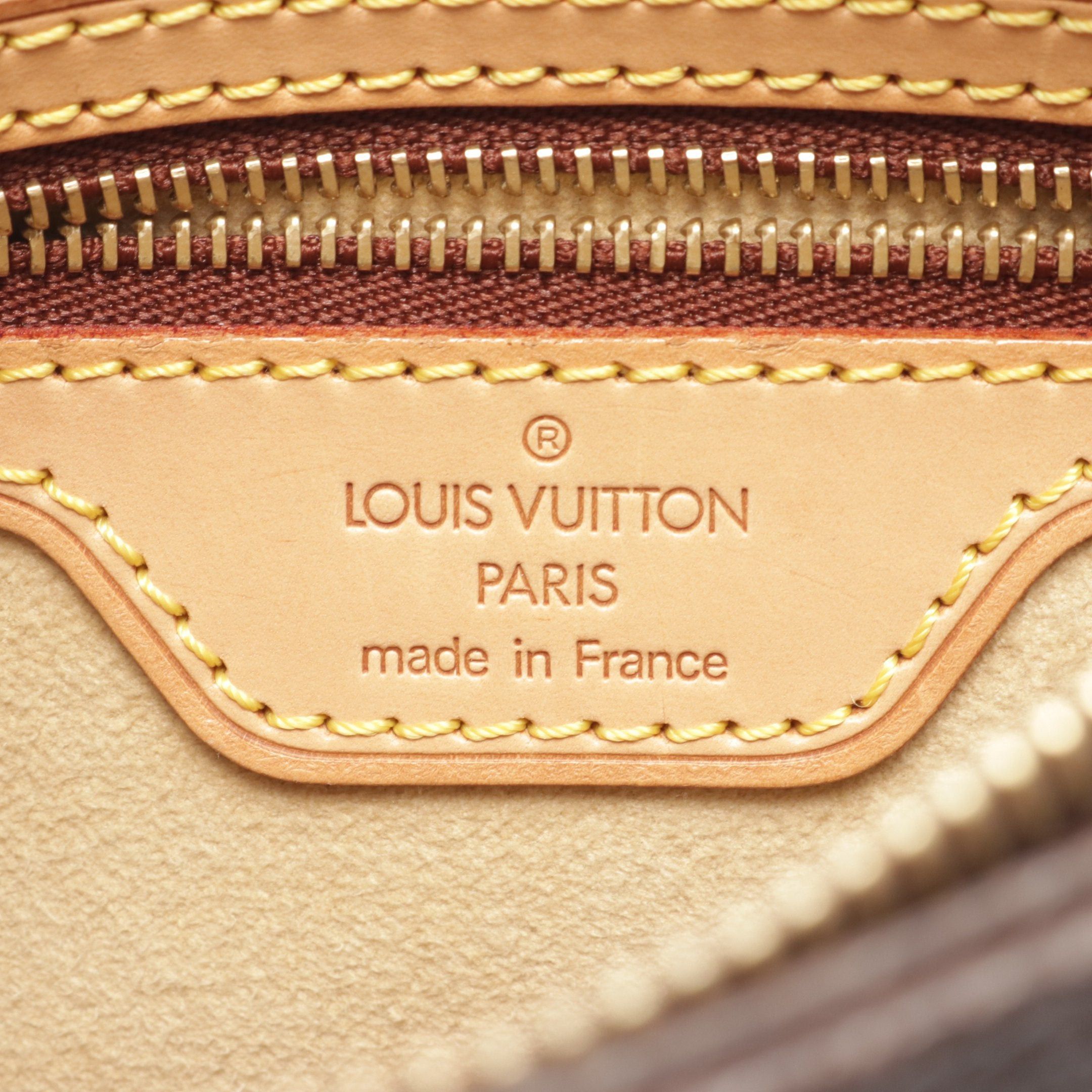 Louis Vuitton Louis Vuitton Looping Mm Monogram Shoulder Bag Leather Brown Size ONE SIZE - 4 Thumbnail