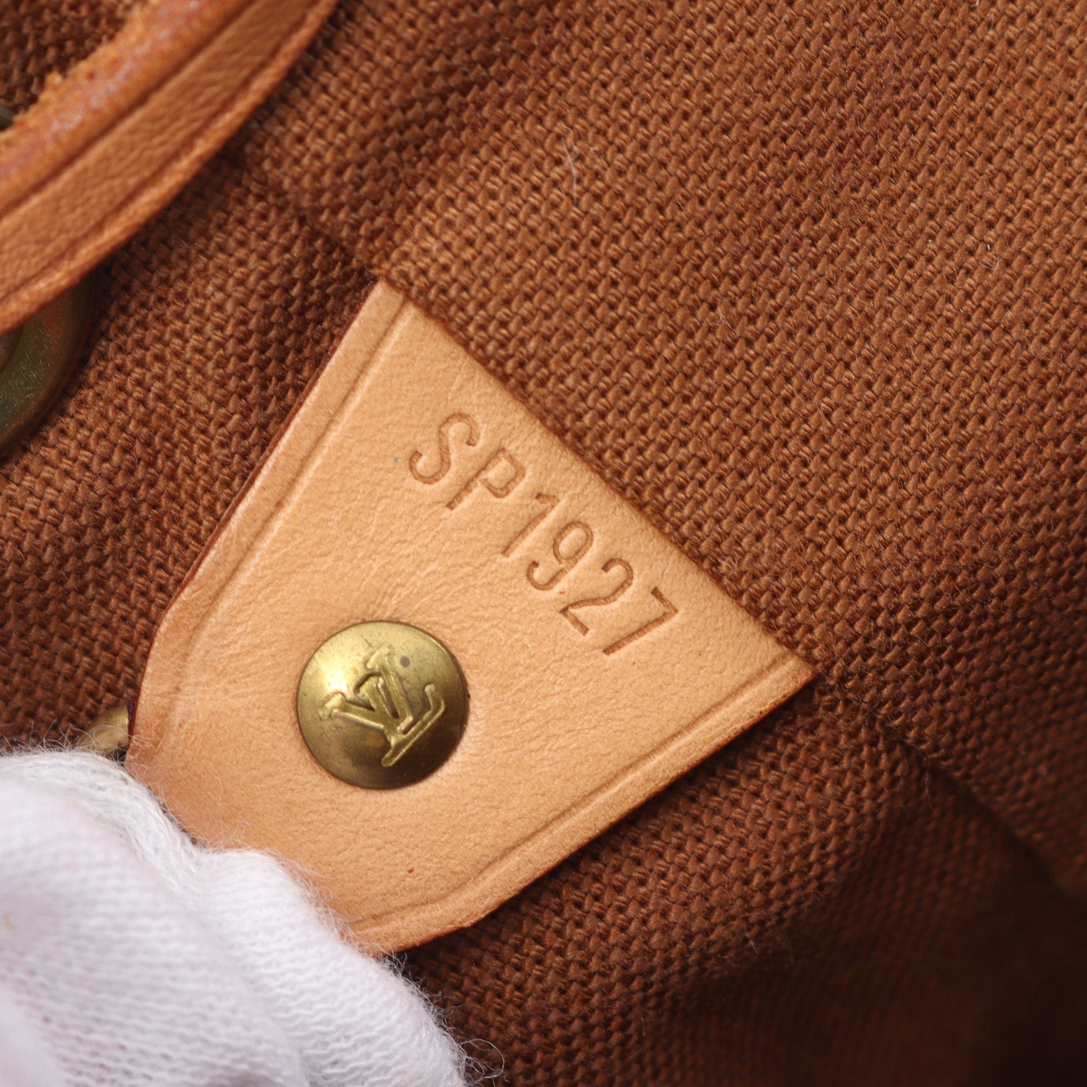 Louis Vuitton Louis Vuitton Montsouris Mm Monogram Backpack Rucksack Leather Brown Size ONE SIZE - 5 Thumbnail