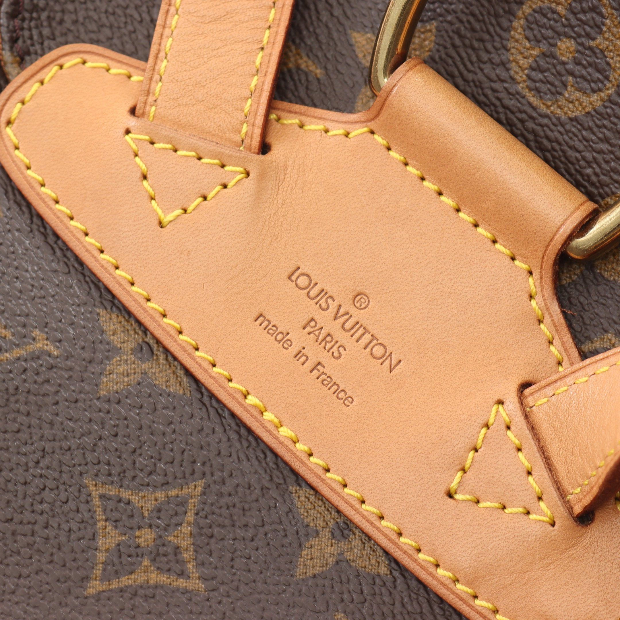 Louis Vuitton Louis Vuitton Montsouris Mm Monogram Backpack Rucksack Leather Brown Size ONE SIZE - 4 Thumbnail