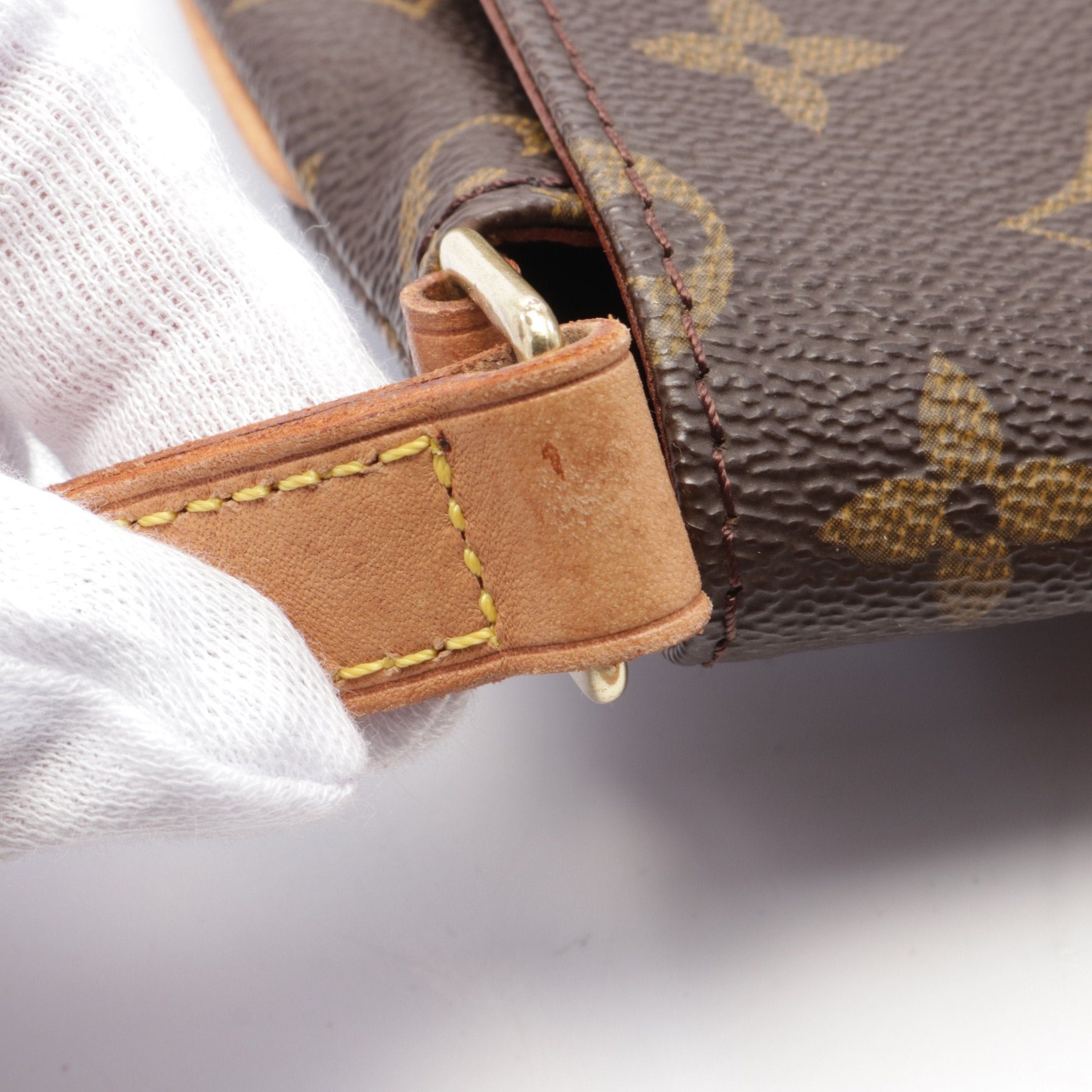 Louis Vuitton Louis Vuitton Musette Tango Short Strap Monogram Shoulder Bag Leather Brown Size ONE SIZE - 8 Thumbnail