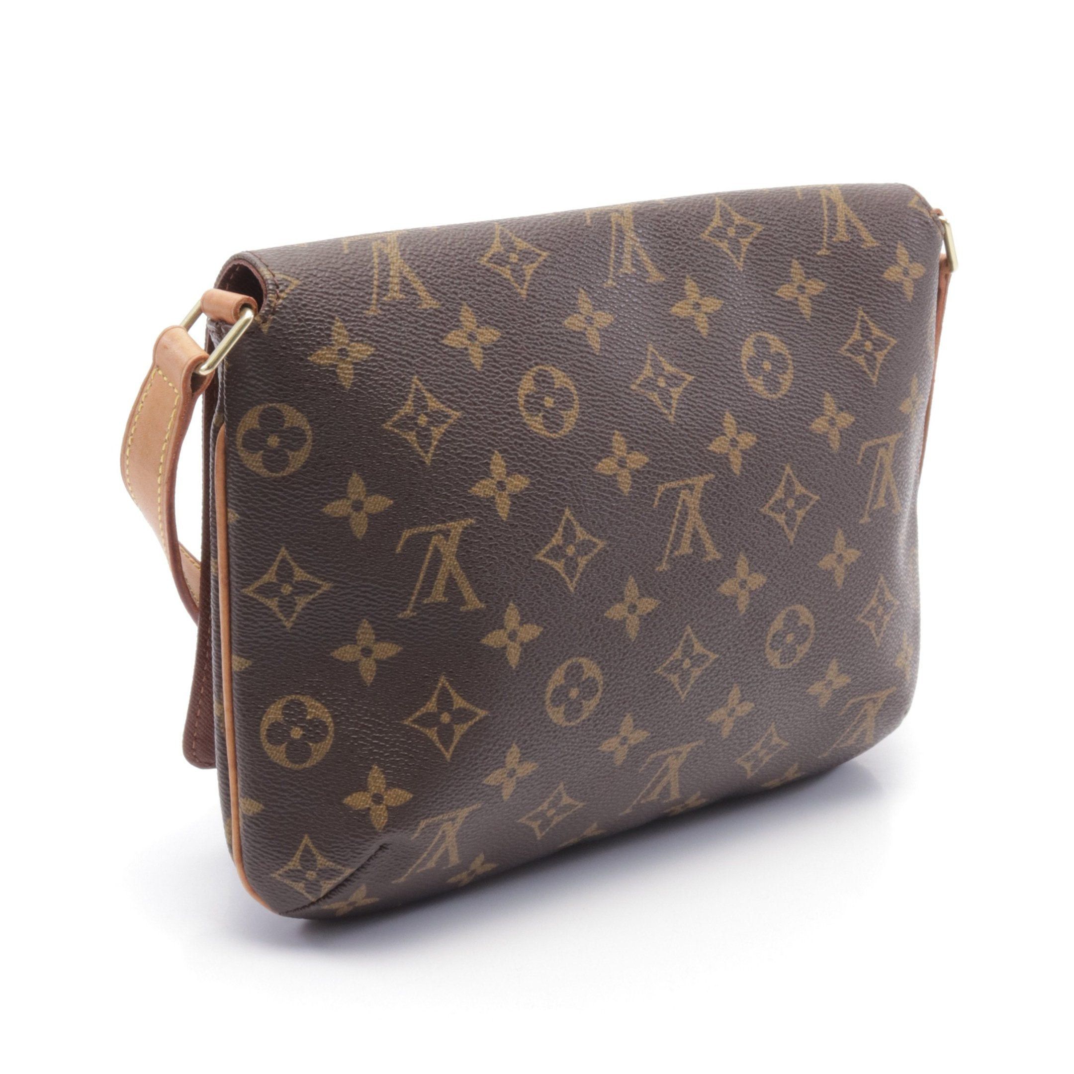 Louis Vuitton Louis Vuitton Musette Tango Short Strap Monogram Shoulder Bag Leather Brown Size ONE SIZE - 2 Thumbnail