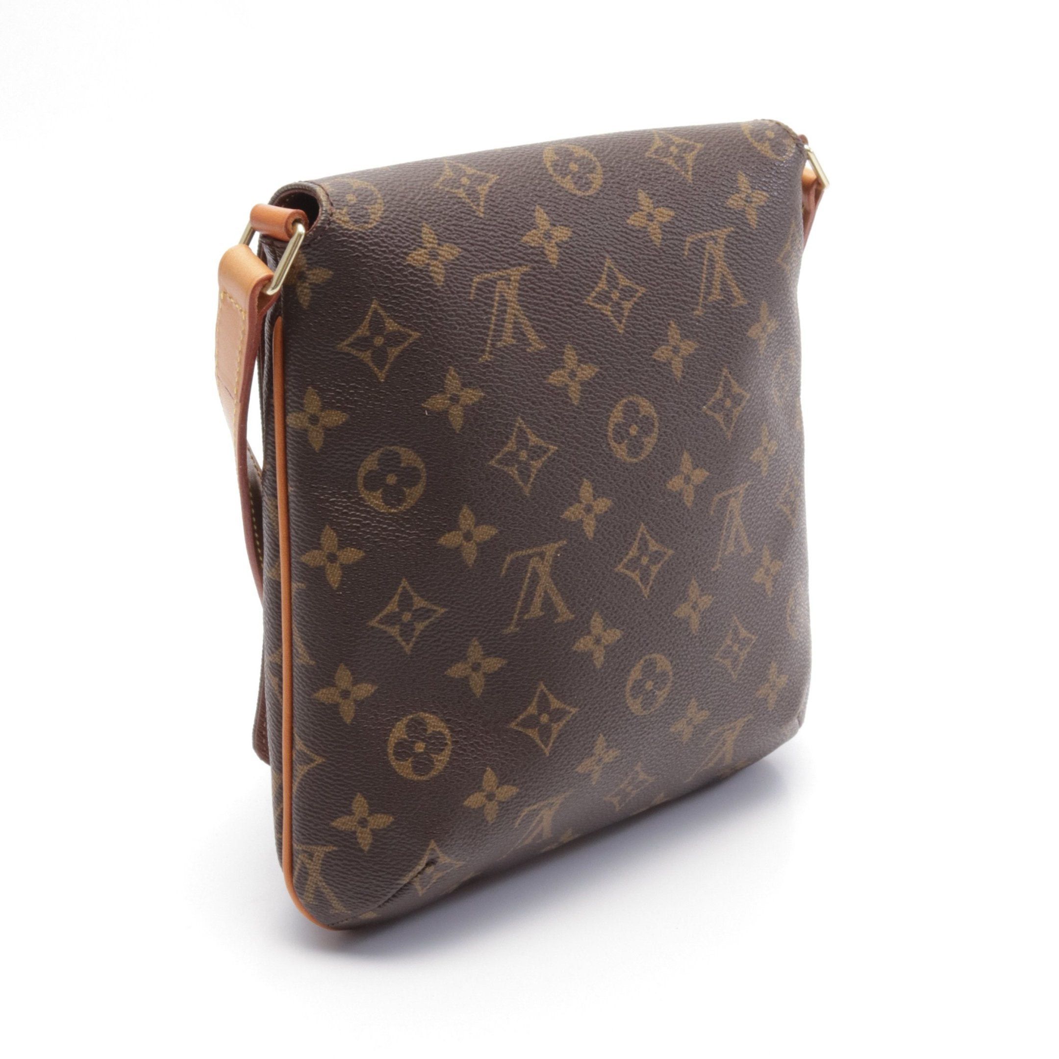 Louis Vuitton Louis Vuitton Musette Salsa Short Strap Monogram Shoulder Bag Leather Brown Size ONE SIZE - 2 Thumbnail