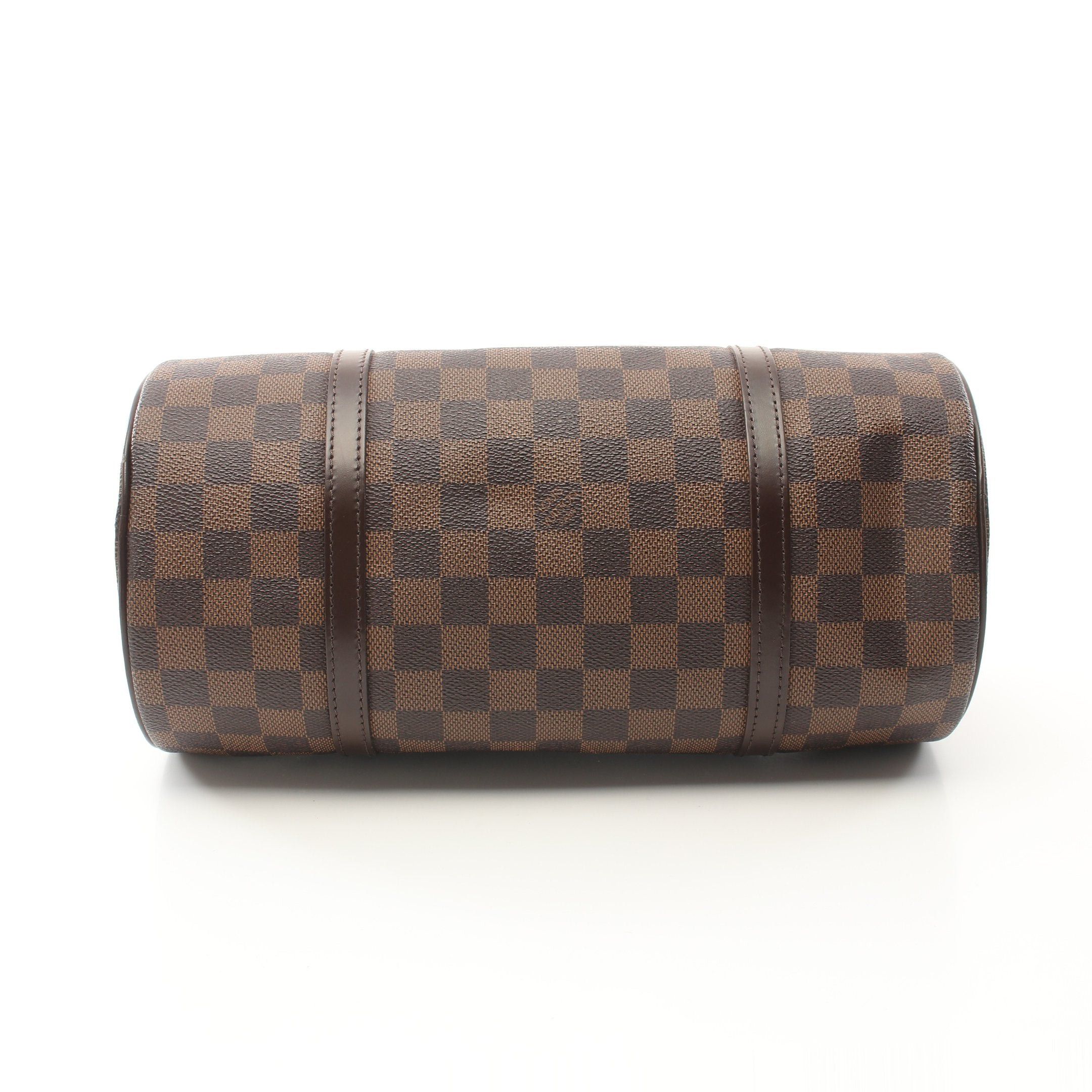 Louis Vuitton Louis Vuitton Papillon 30 Damier Ebene Handbag Leather Brown Size ONE SIZE - 10 Thumbnail