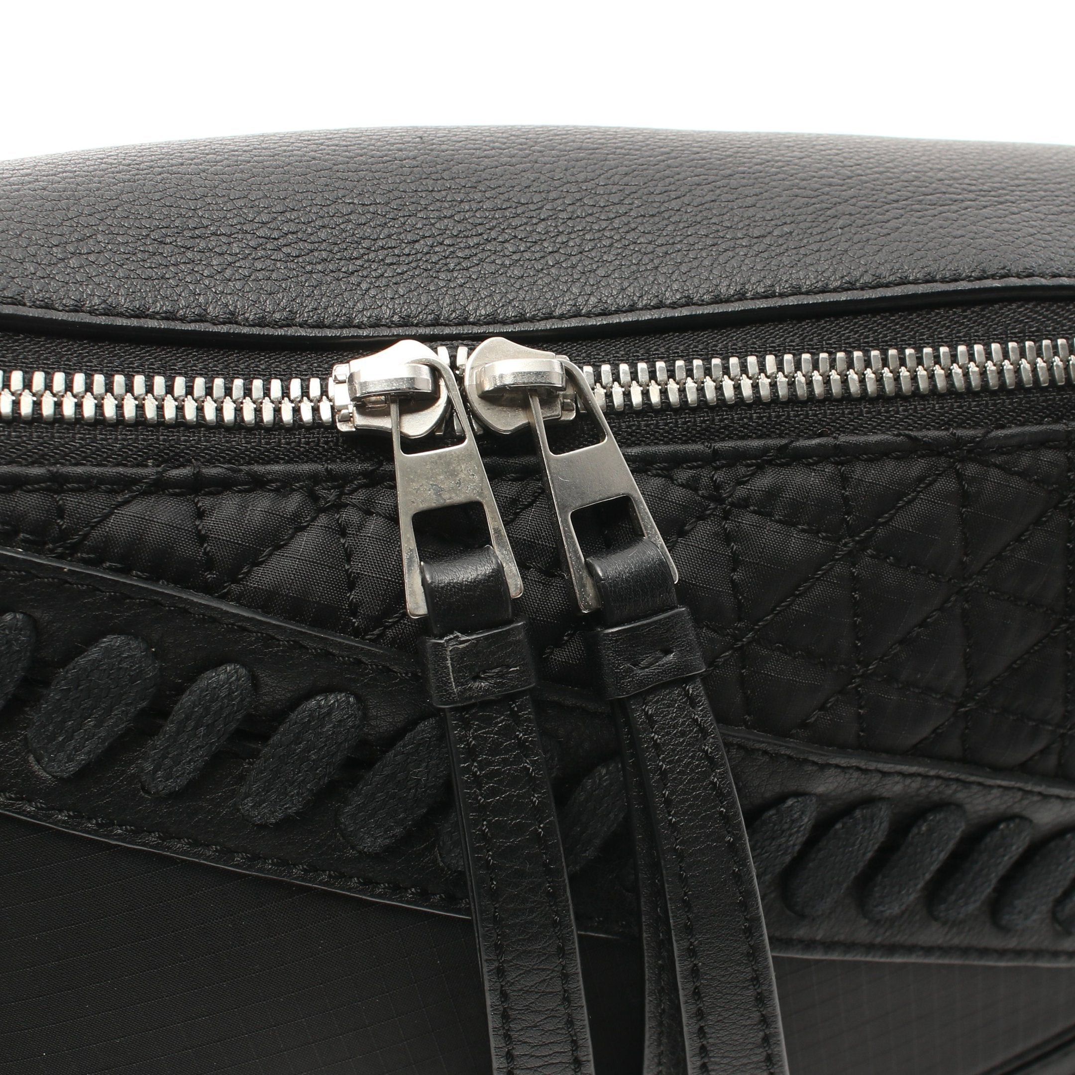 Loewe Loewe Puzzle Sling Body Bag Waist Nylon Leather Black Size ONE SIZE - 7 Thumbnail