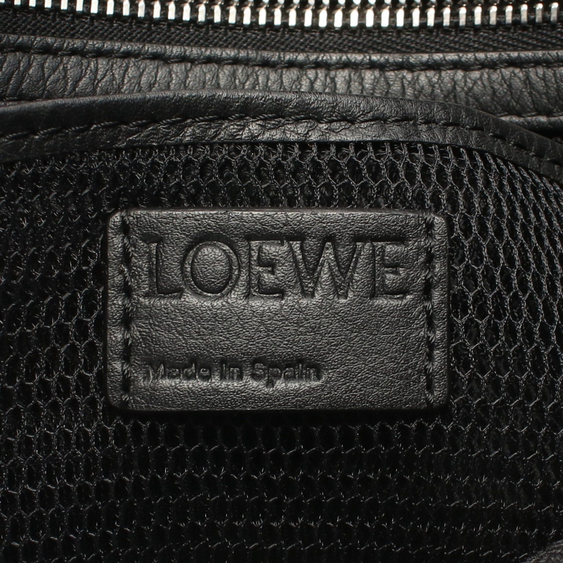 Loewe Loewe Puzzle Sling Body Bag Waist Nylon Leather Black Size ONE SIZE - 4 Thumbnail