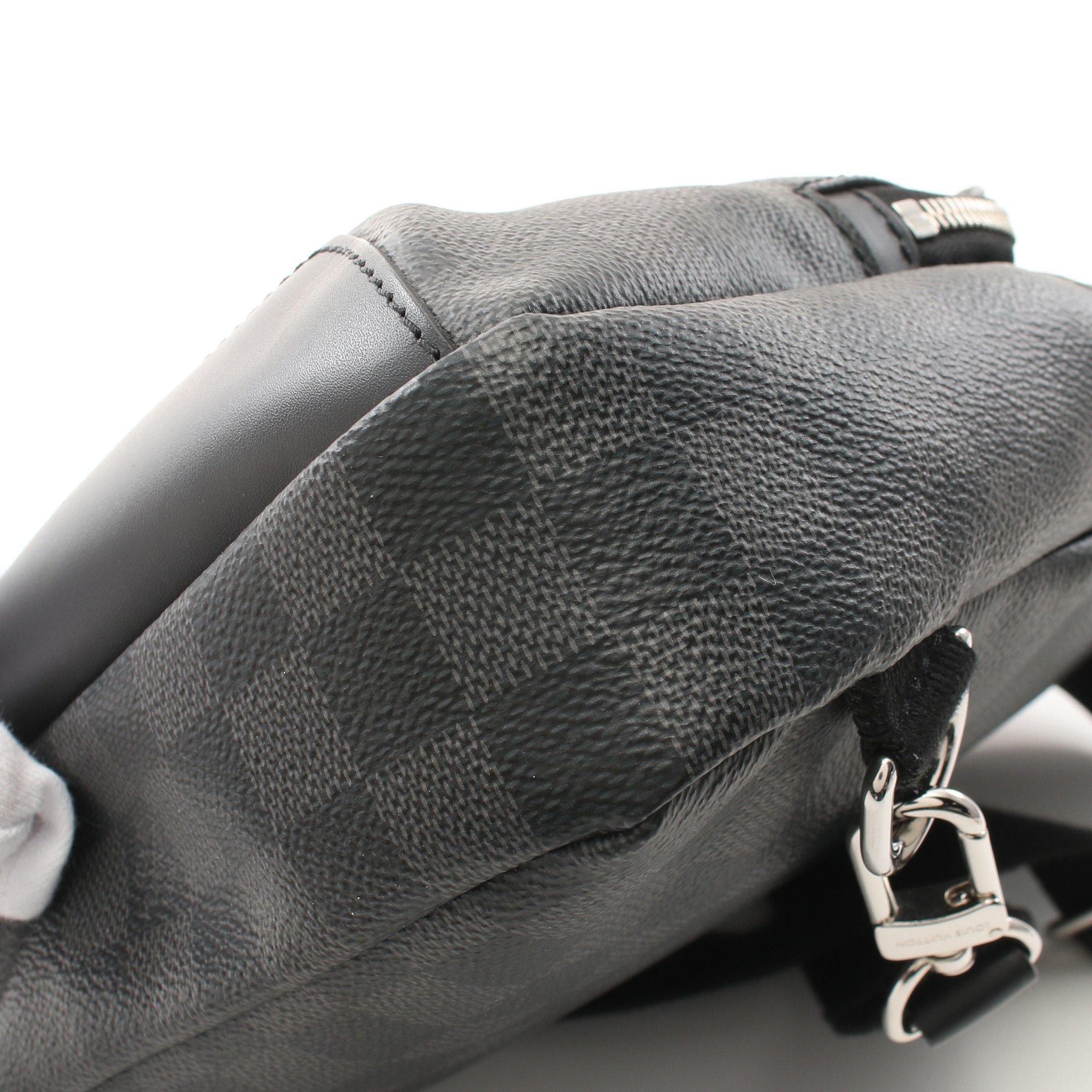 Louis Vuitton Louis Vuitton Avenue Sling Bag Damier Graphite Body Leather Black Size ONE SIZE - 9 Thumbnail