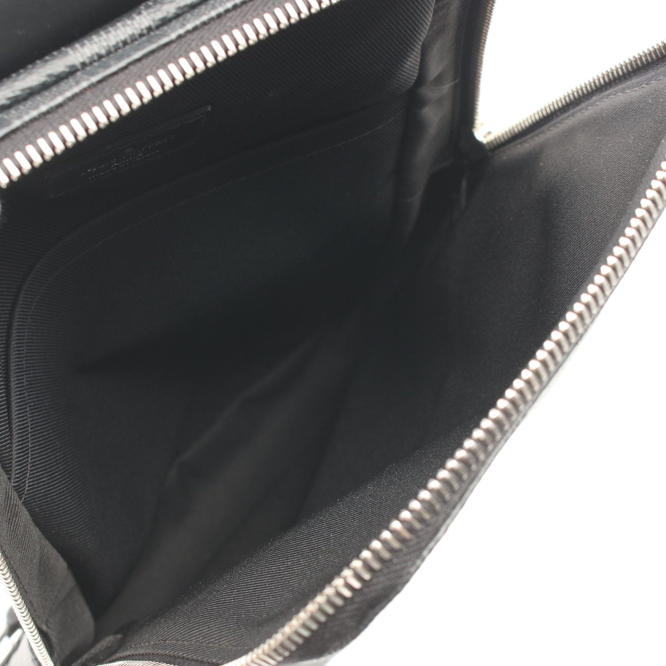 Louis Vuitton Louis Vuitton Avenue Sling Bag Damier Graphite Body Leather Black Size ONE SIZE - 3 Thumbnail