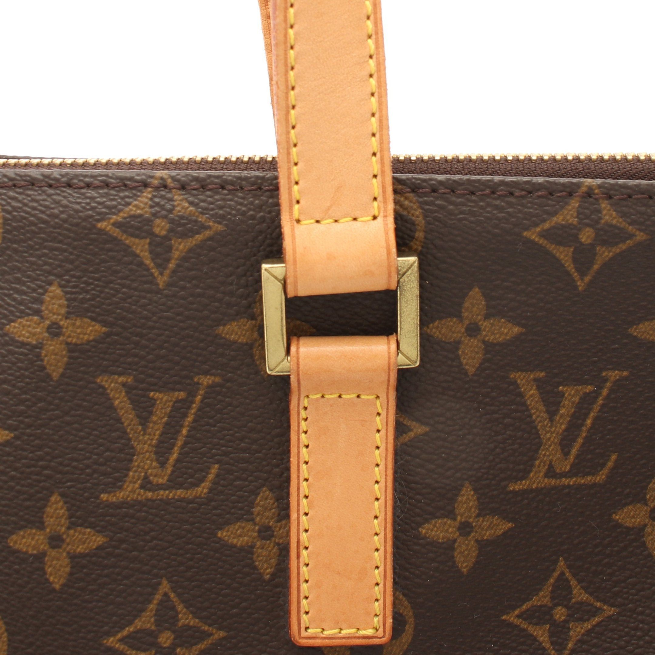 Louis Vuitton Louis Vuitton Kabamezo Monogram Shoulder Bag Tote Leather Brown Size ONE SIZE - 10 Thumbnail