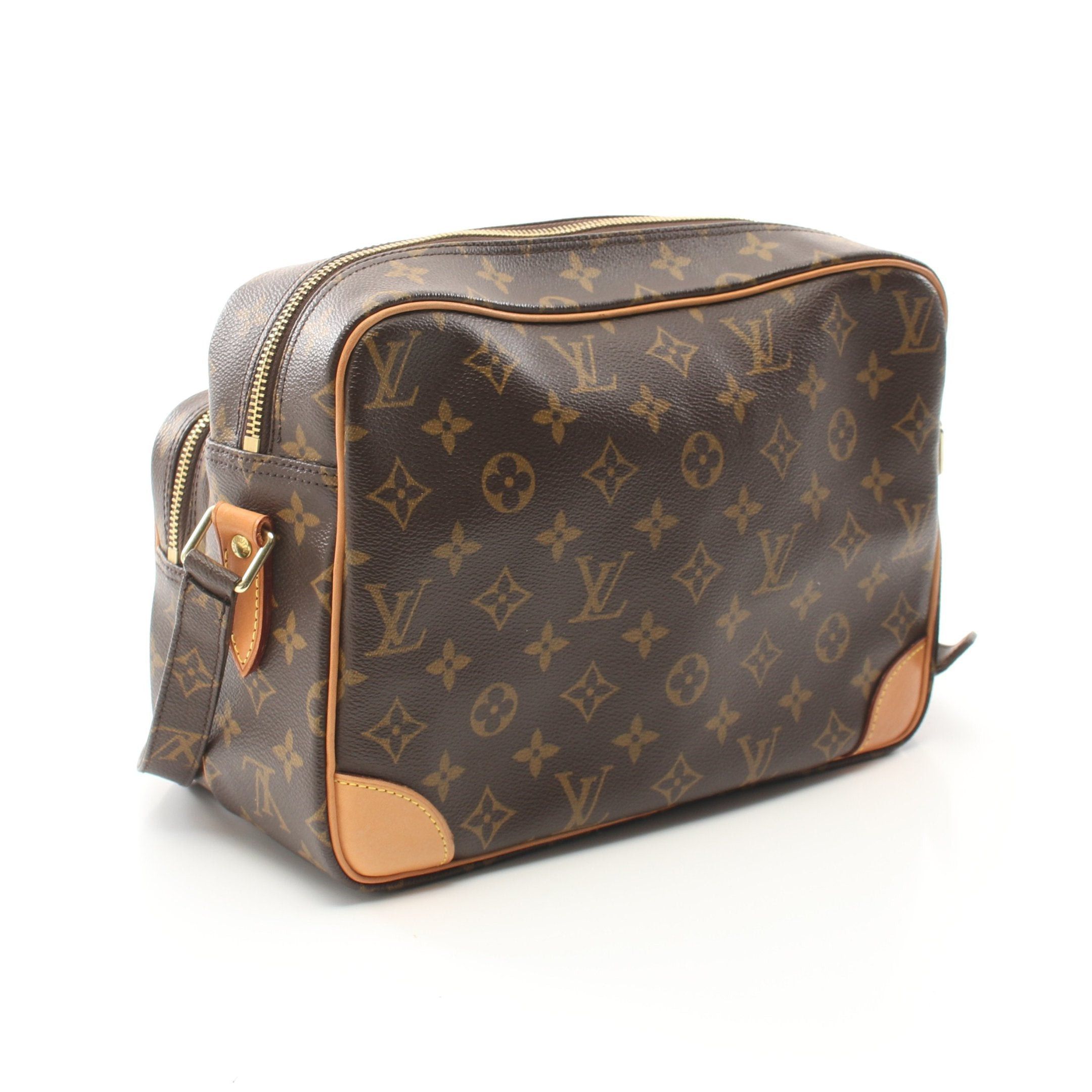 Louis Vuitton Louis Vuitton Nil Monogram Shoulder Bag Leather Brown Size ONE SIZE - 2 Thumbnail