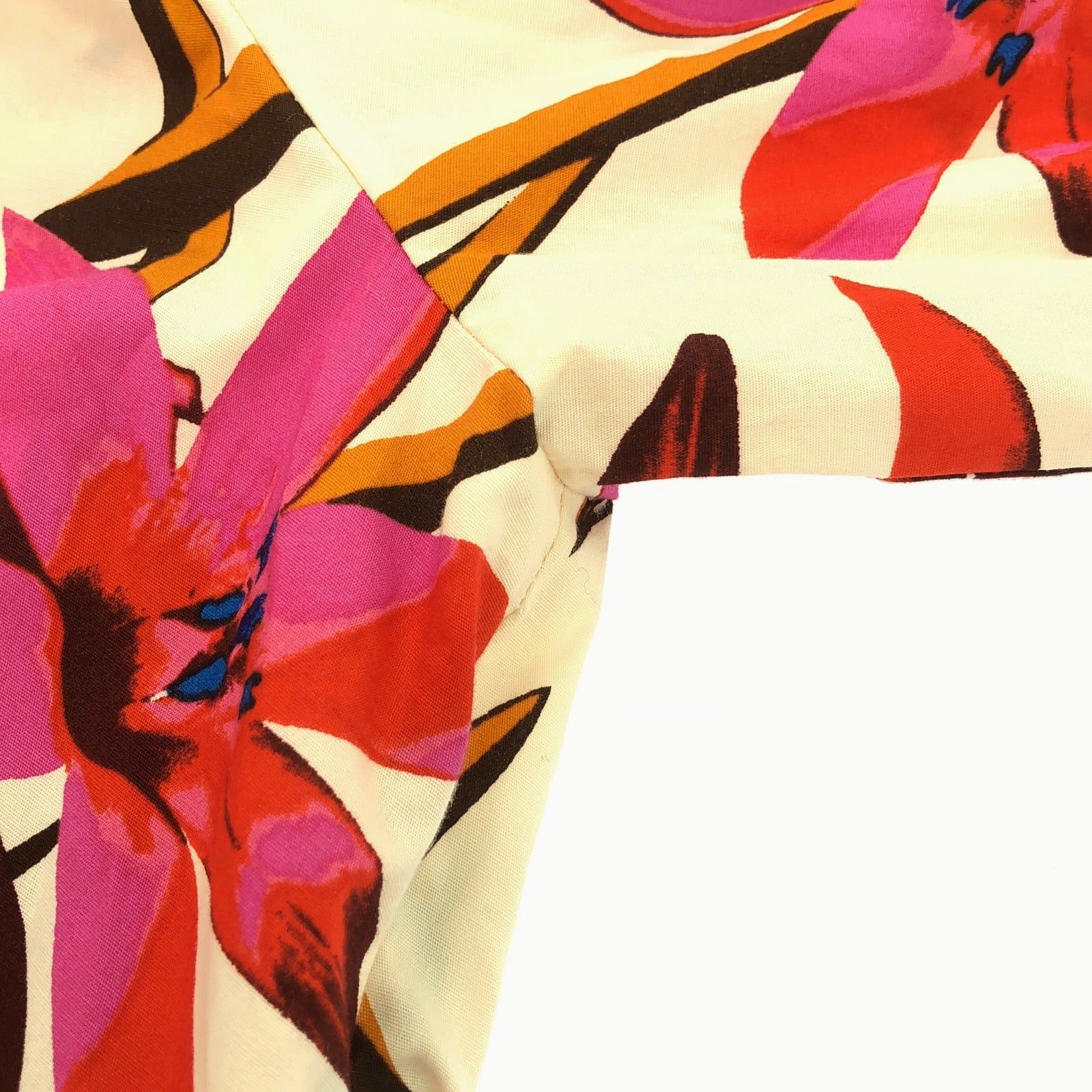 Diane von Furstenberg Diane Von Furstenberg Blouse Cotton Ivory Size ONE SIZE - 7 Thumbnail