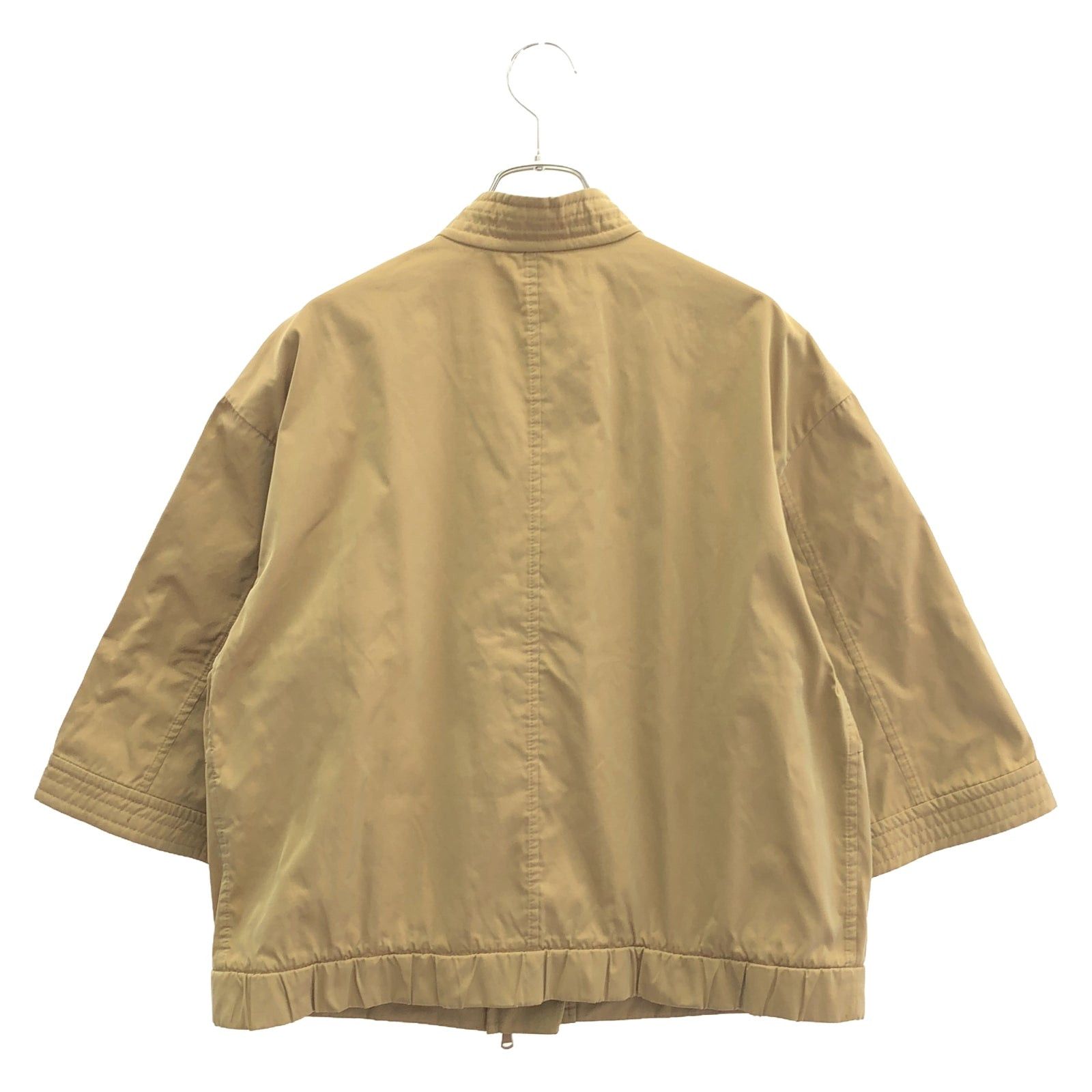 Brunello Cucinelli Brunello Cucinelli Blouson Silk Beige Size ONE SIZE - 2 Thumbnail