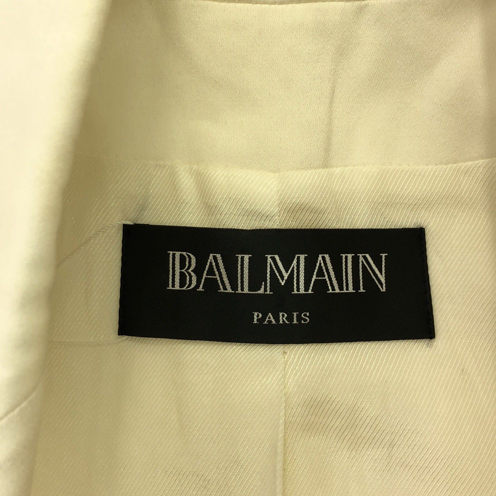 Balmain Balmain Jacket Tailored Cotton White Size ONE SIZE - 5 Thumbnail