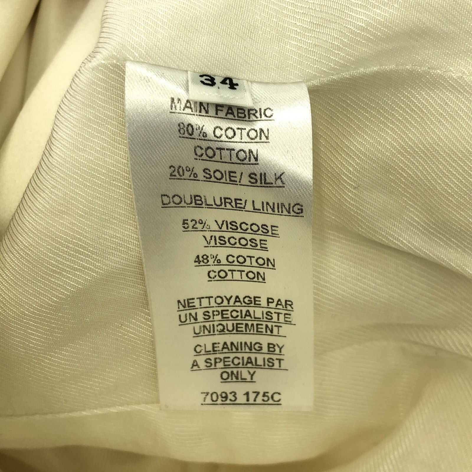 Balmain Balmain Jacket Tailored Cotton White Size ONE SIZE - 7 Thumbnail