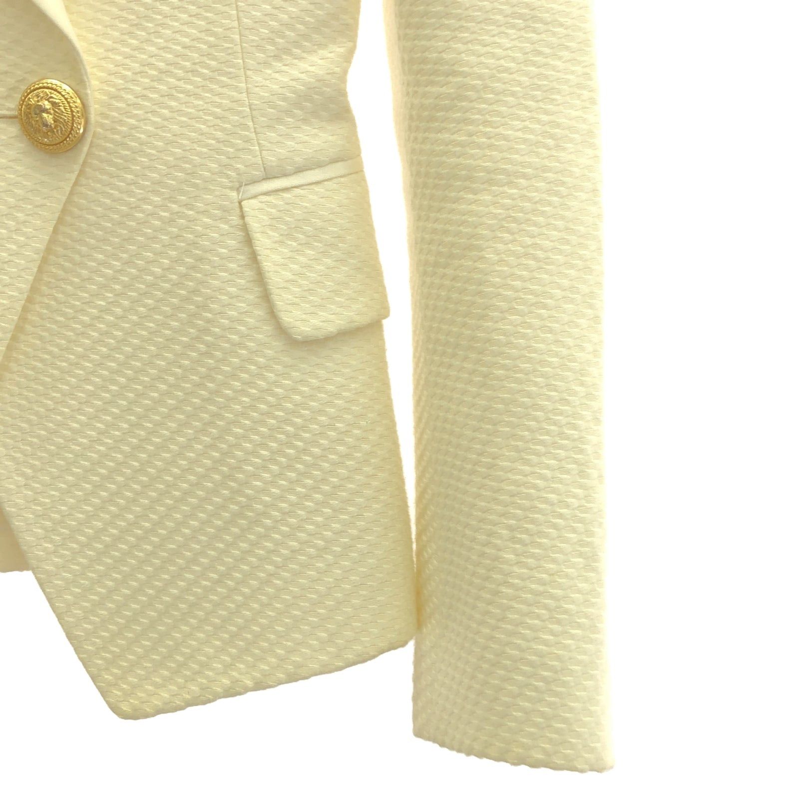 Balmain Balmain Jacket Tailored Cotton White Size ONE SIZE - 4 Thumbnail