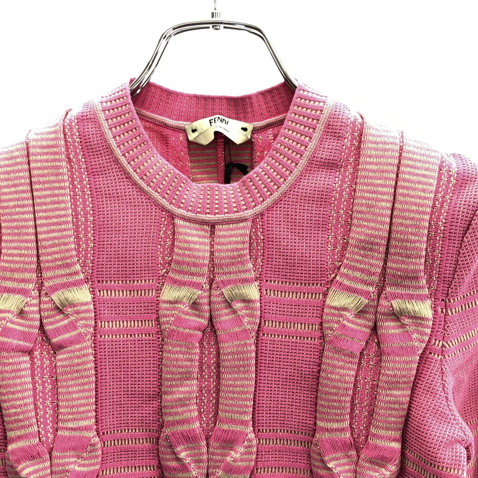 Fendi Fendi Sweater Rayon Pink Size ONE SIZE - 3 Thumbnail
