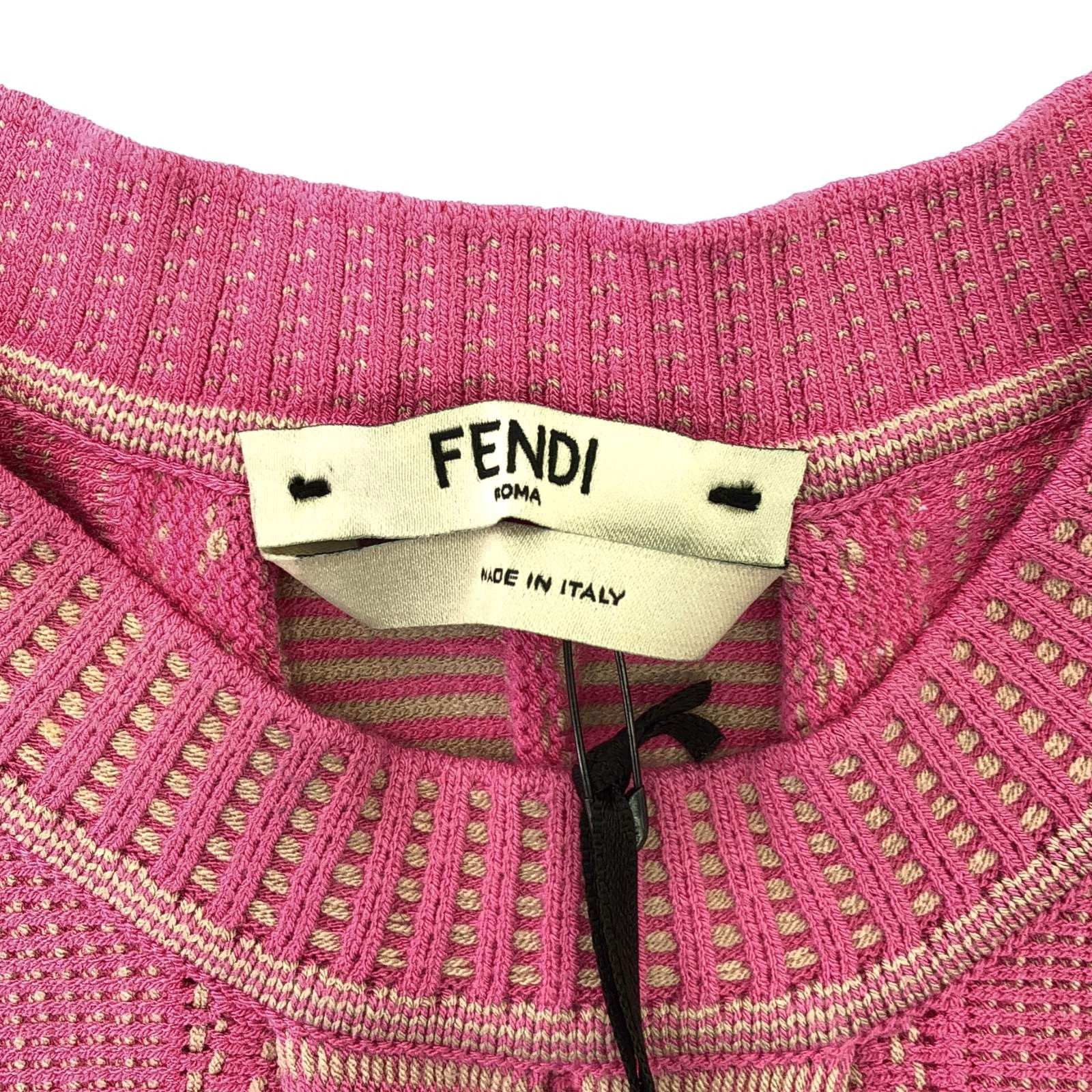 Fendi Fendi Sweater Rayon Pink Size ONE SIZE - 5 Thumbnail