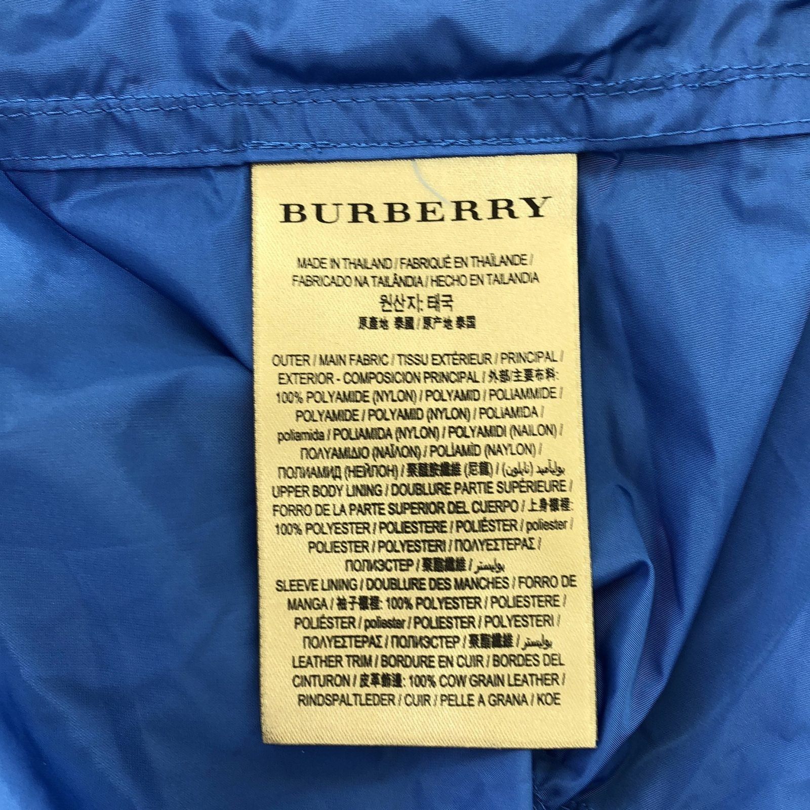 Burberry Burberry Coat Others Blue Size ONE SIZE - 7 Thumbnail