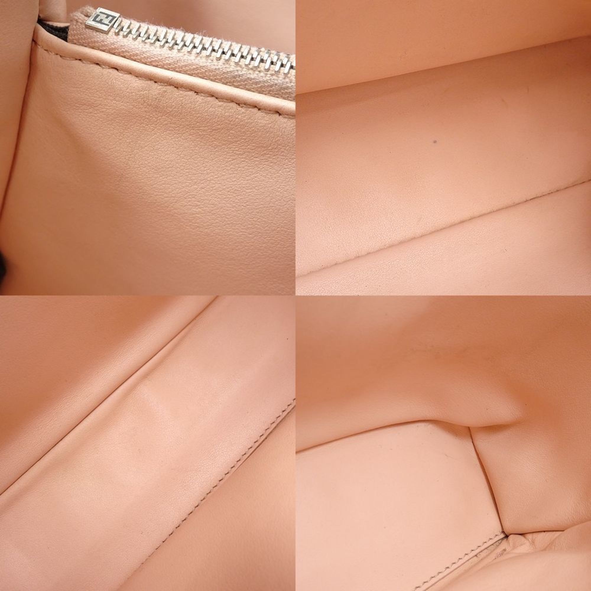 Fendi FENDI Petit Toujour 8BH253 Handbag Monster Leather Black 352157 Size ONE SIZE - 9 Thumbnail