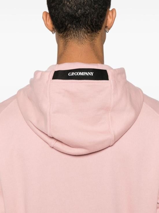 C.P. Company C.P. COMPANY Men Hoodies 18CMSS024A 005086W520 Pink Size US L / EU 52-54 / 3 - 3 Thumbnail