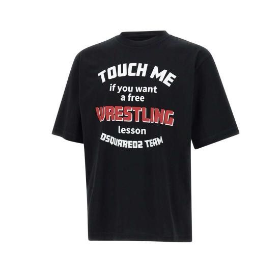Dsquared2 DSQUARED2 Men T-Shirts S71GD1539D20020 900 BLACK Size US S / EU 44-46 / 1 - 7 Thumbnail