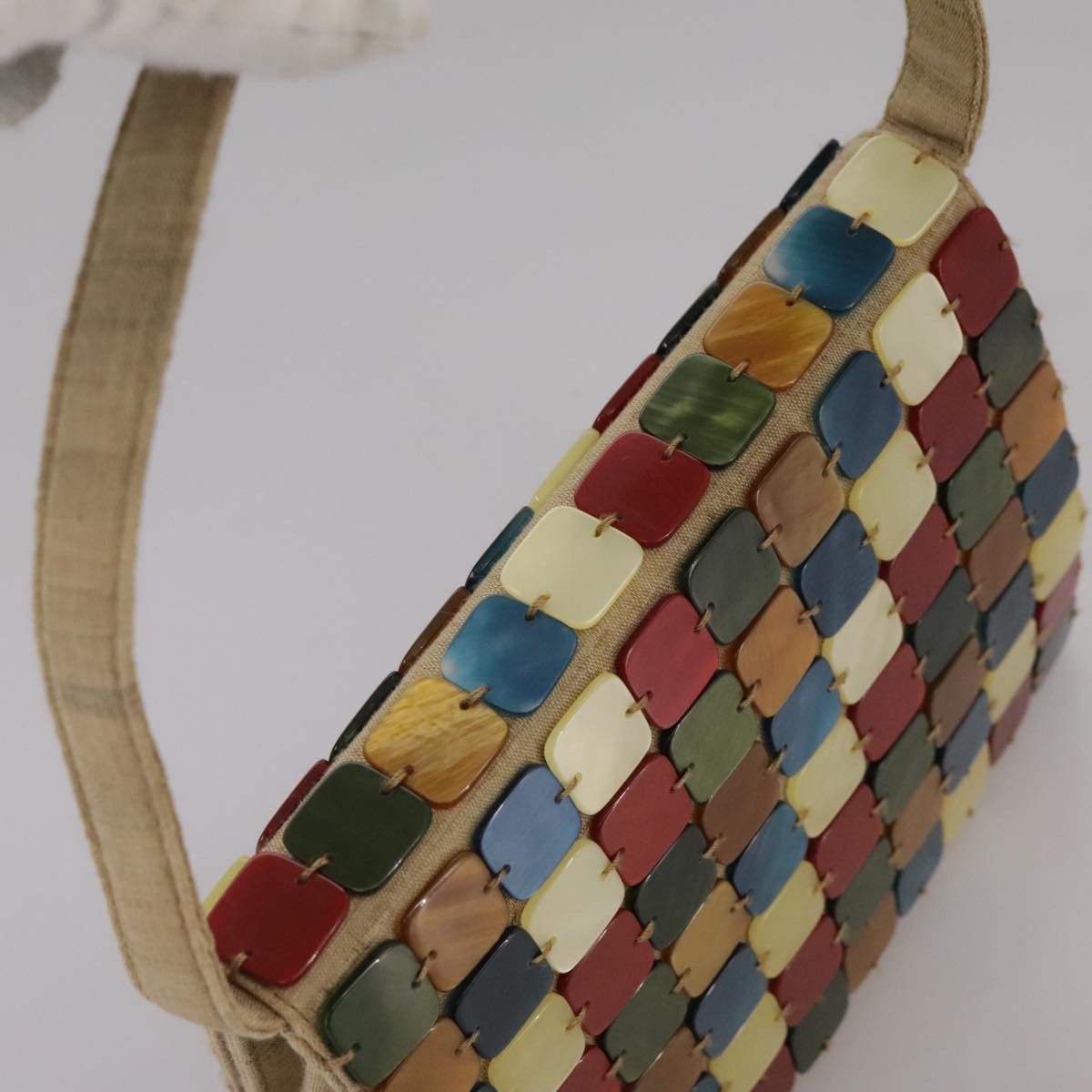 Bottega Veneta Multicolour Canvas Handbag (Pre-Owned) Size ONE SIZE - 13 Thumbnail