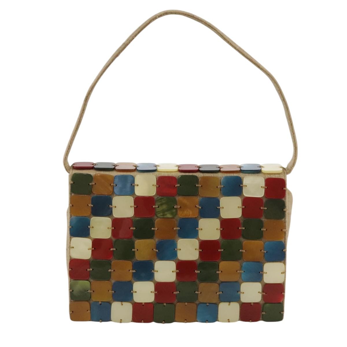 Bottega Veneta Multicolour Canvas Handbag (Pre-Owned) Size ONE SIZE - 2 Thumbnail